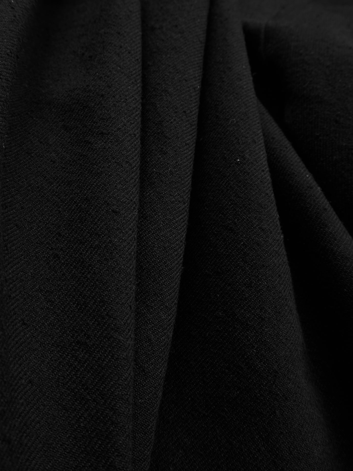 Super140's WOOL SILK NEP OVERSIZED JACKET|BLACK