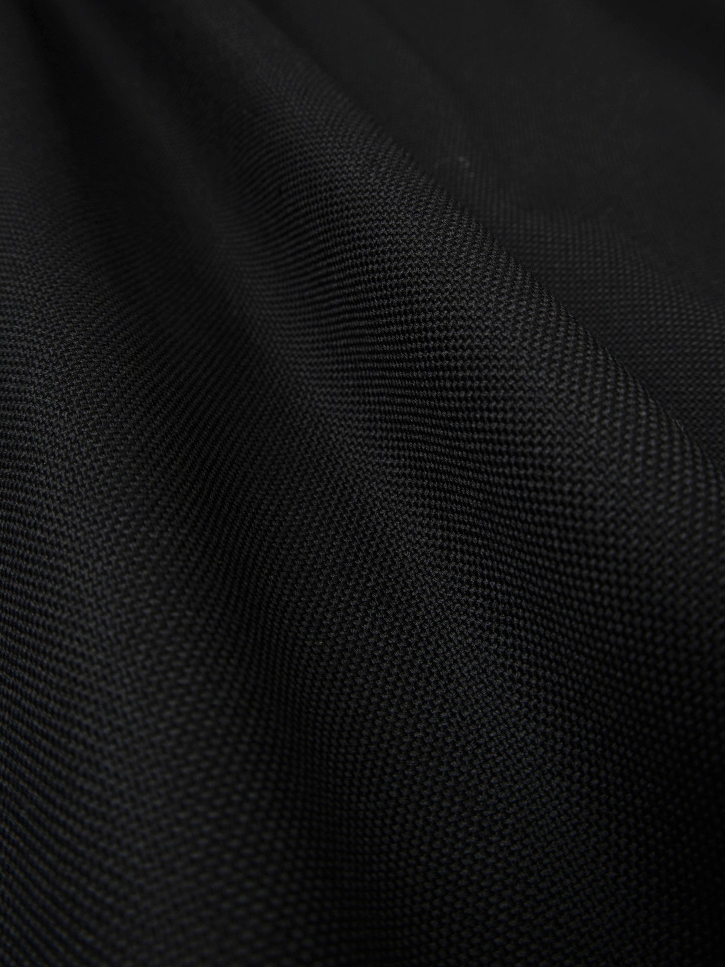 Super140's WOOL MAT SKIRT|BLACK