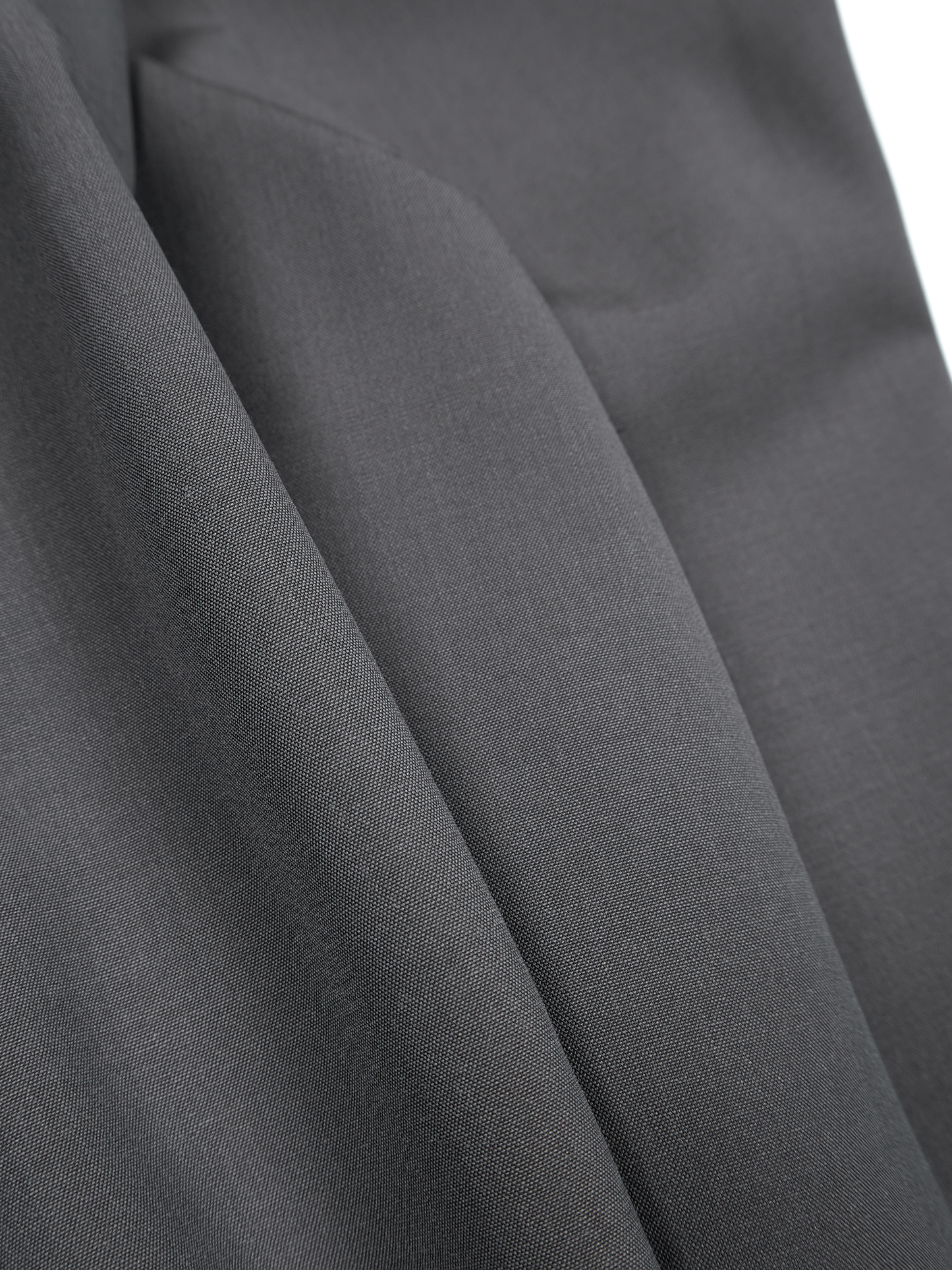 Super130's WORSTED WOOL TROPICAL SLACKS|ASH TAUPE