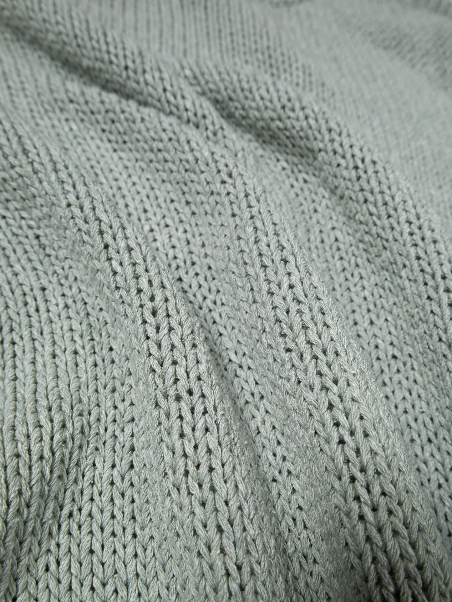 SILK HEAVY SWEATER|FOG MINT