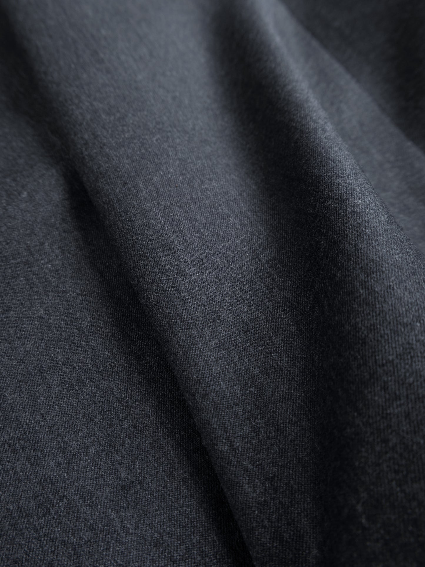 Super130's WORSTED WOOL LIGHT MILLED TAILORED JACKET|TOP GRAY