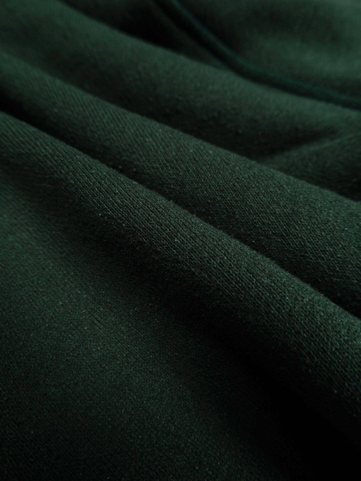 SILK/COTTON LOOPBACK FLEECE PANTS|GREEN