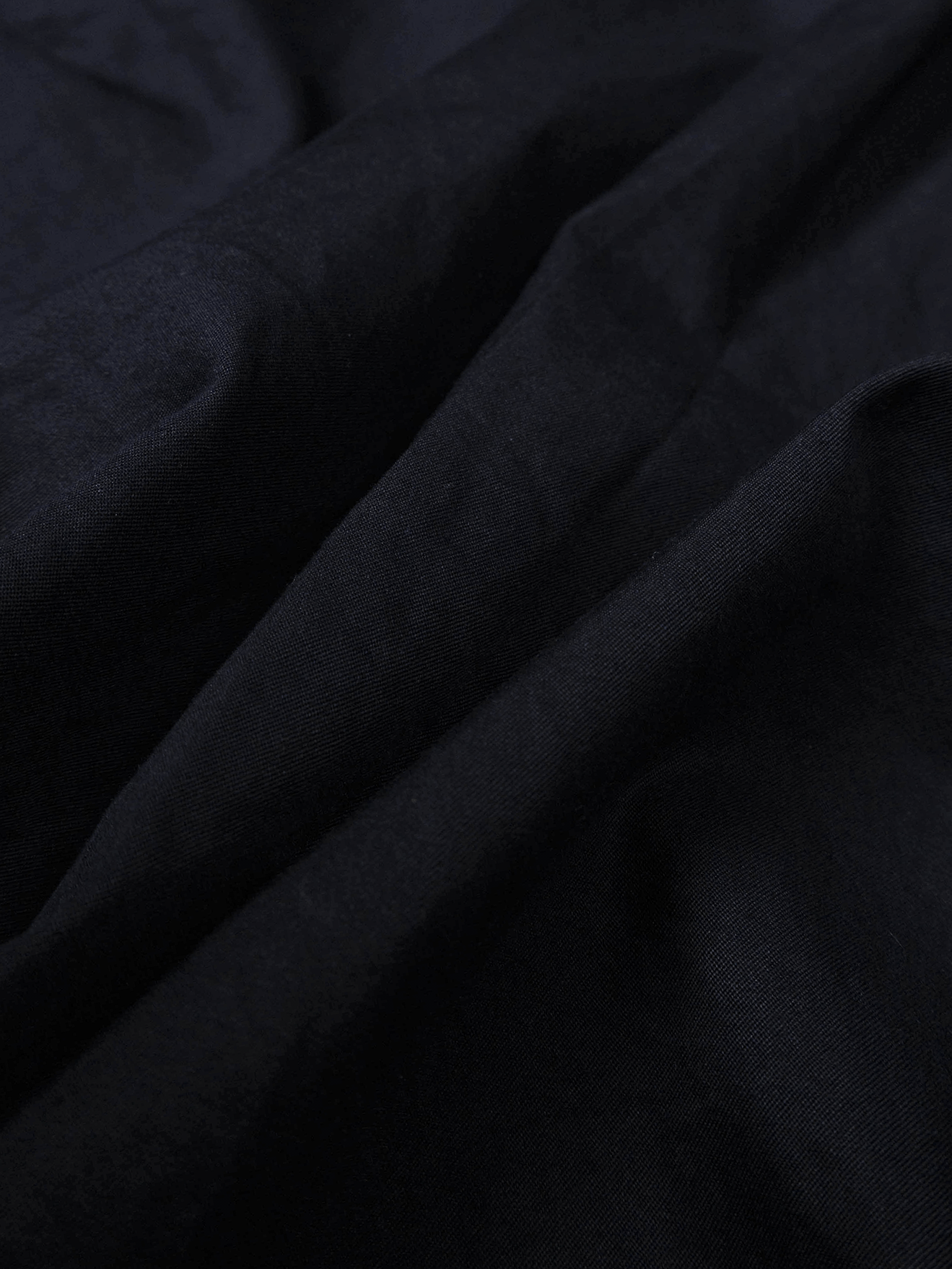 FINX COTTON GARMENT DYED DOUBLE POCKET SHIRTS|NAVY