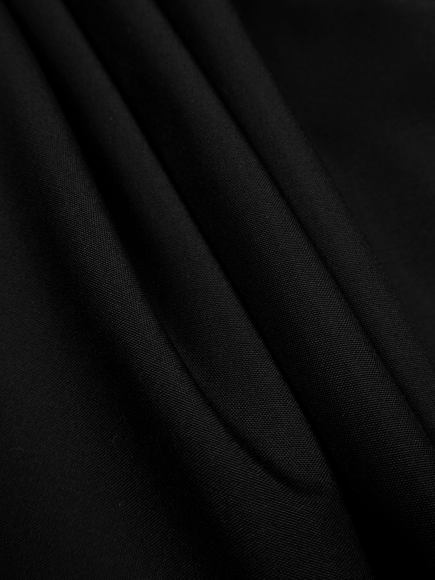 WORSTED CASHMERE/SILK TROPICAL HALF SLEEVE SHIRTS|BLACK