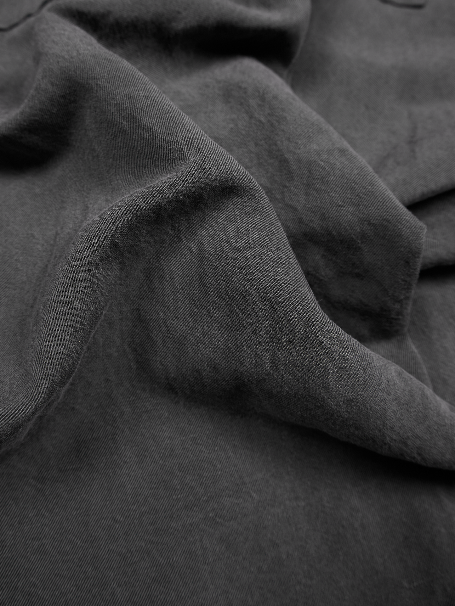 SILK/LINEN GABARDINE JUMPSUIT|HAZE GRAY