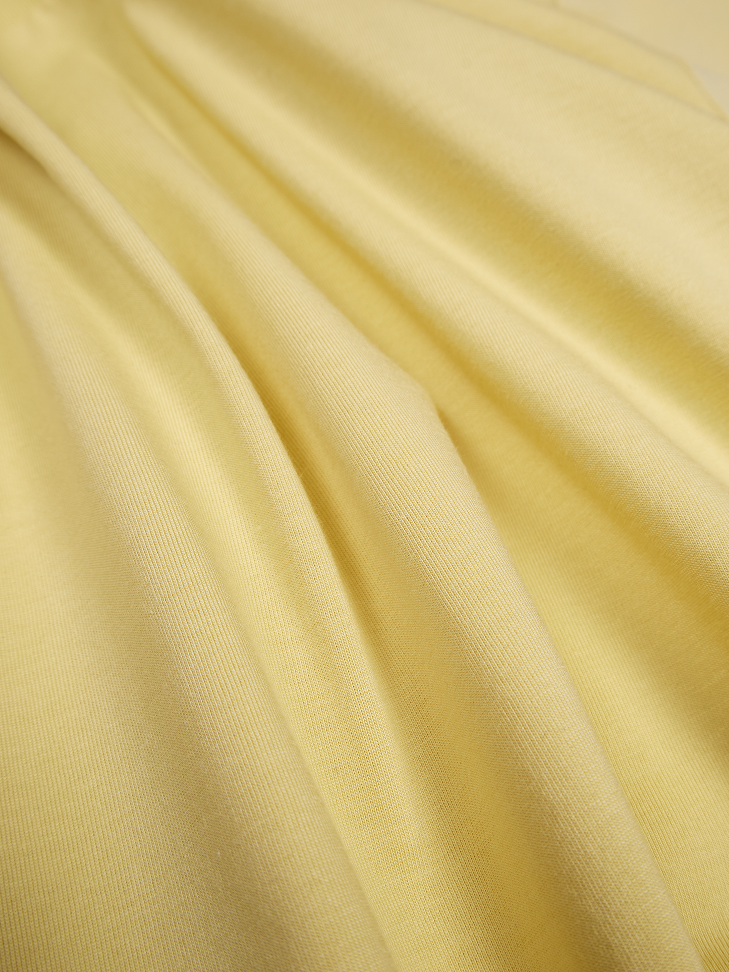 SOFT TWISTED INDIAN COTTON JERSEY T-SHIRTS|MUTED YELLOW