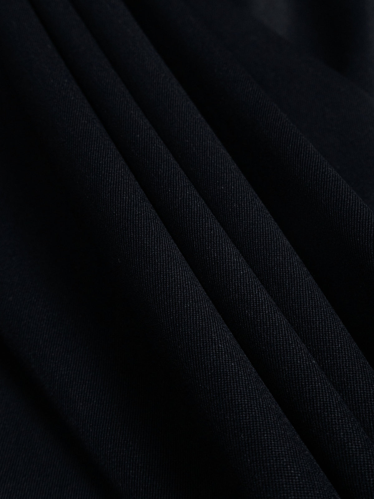 Super130's WORSTED WOOL GABARDINE SLACKS|TOP D.NAVY