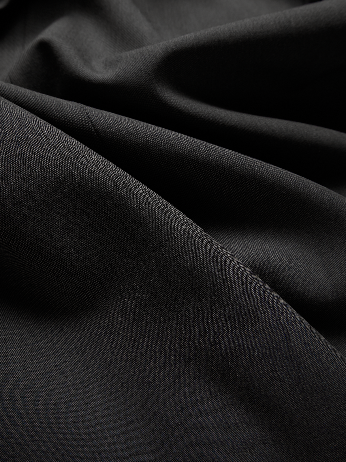 Super130's WORSTED WOOL GABARDINE DOUBLE BREASTED JACKET|AGED GRAY