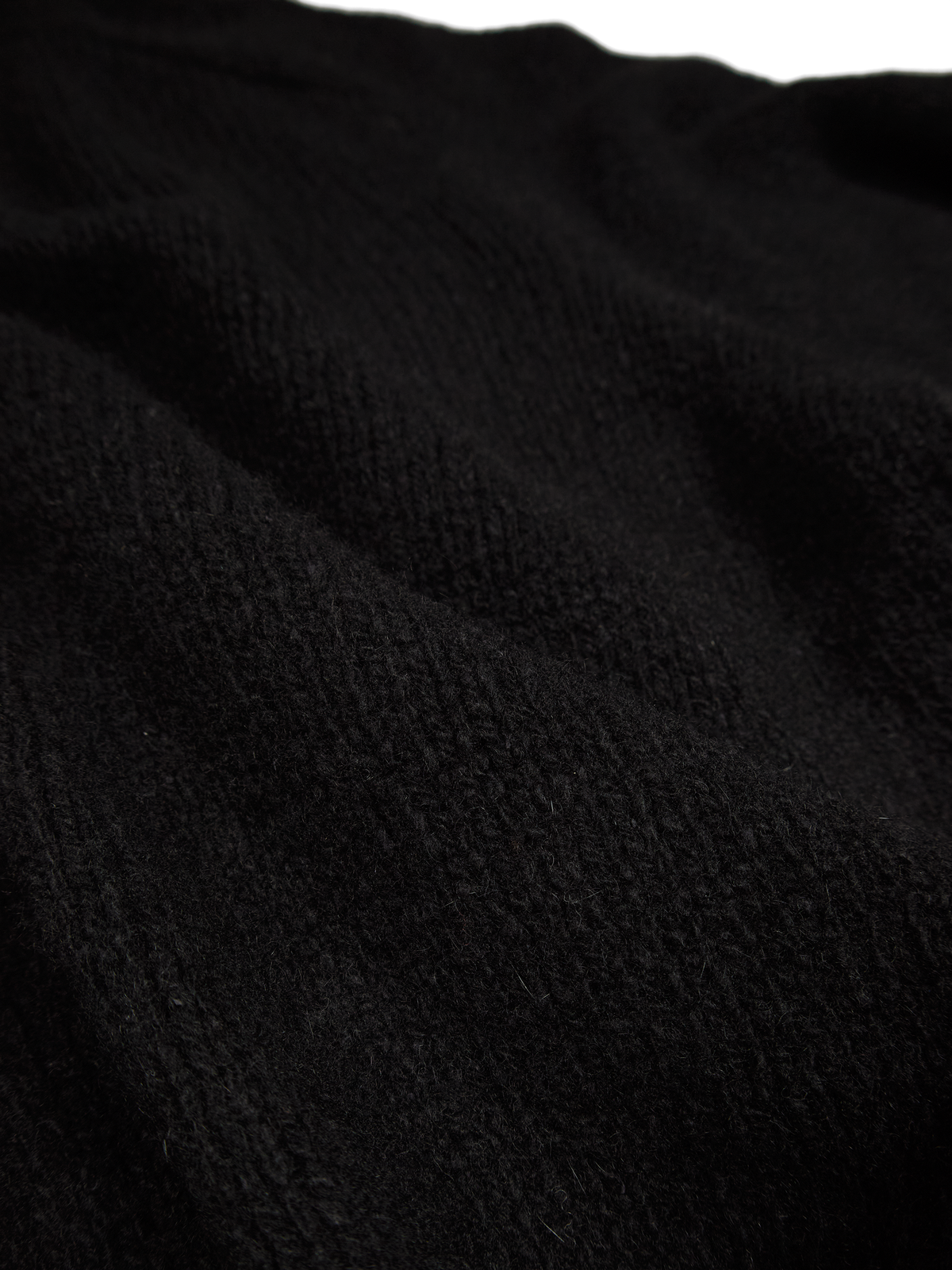CASHMERE/SABLE SWEATER|BLACK