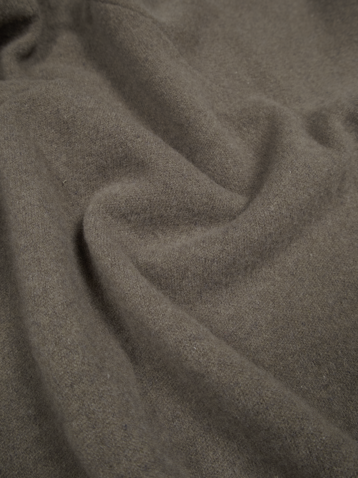Super170's WOOL KNIT HOODIE|GREIGE