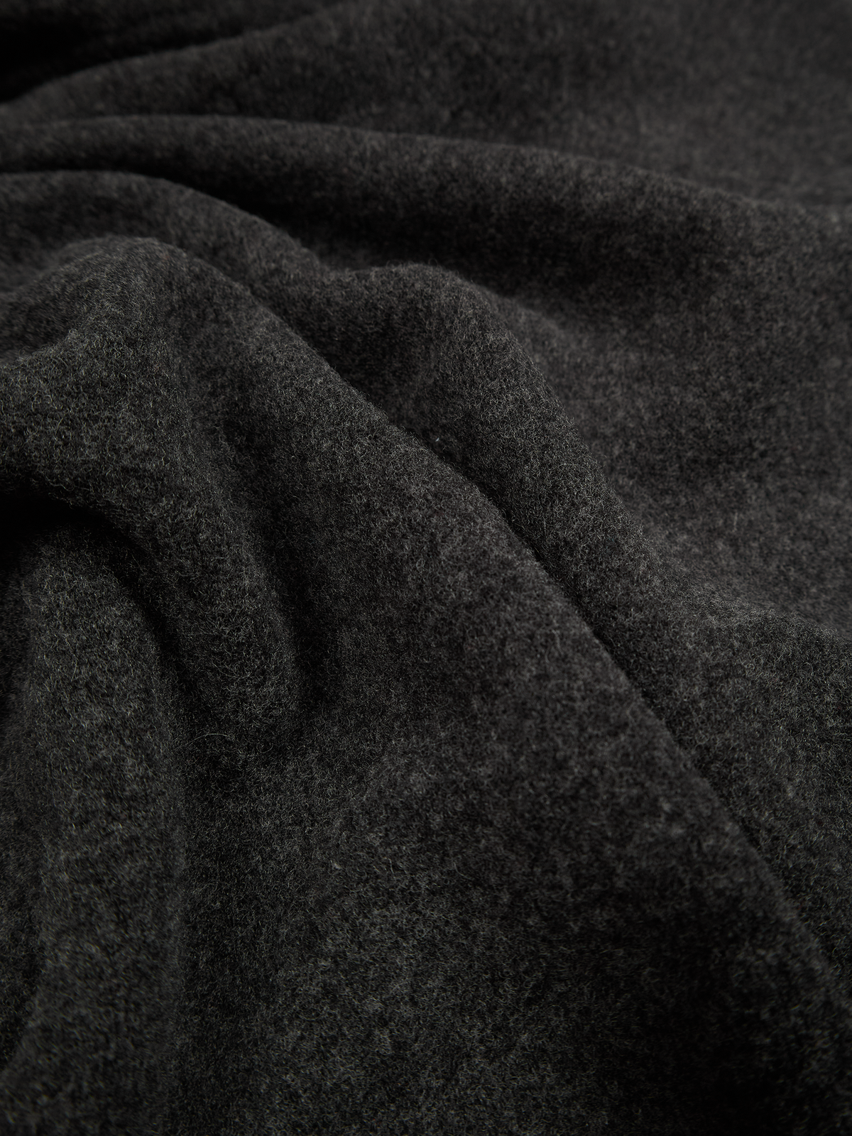Super170's WOOL KNIT HOODIE|CHARCOAL