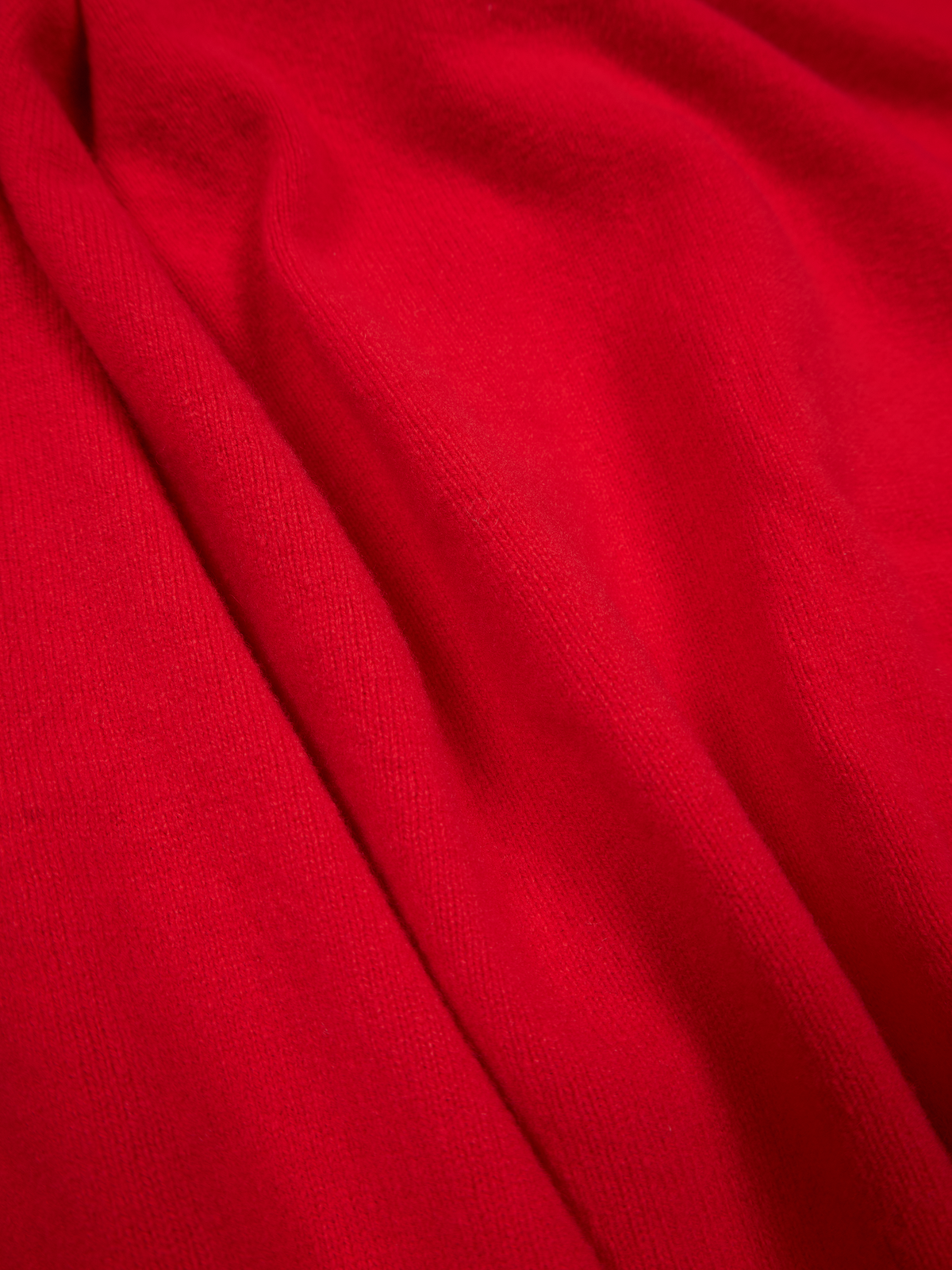 Super170's WOOL KNIT POLO SHIRTS|SCARLET