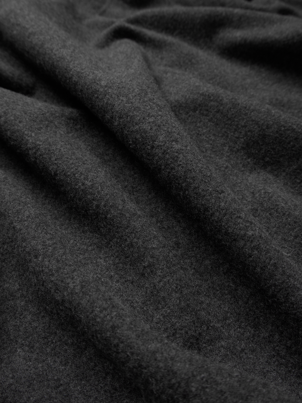 Super180’s WOOL FLEECE PULLOVER for WOMEN|TOP GRAY