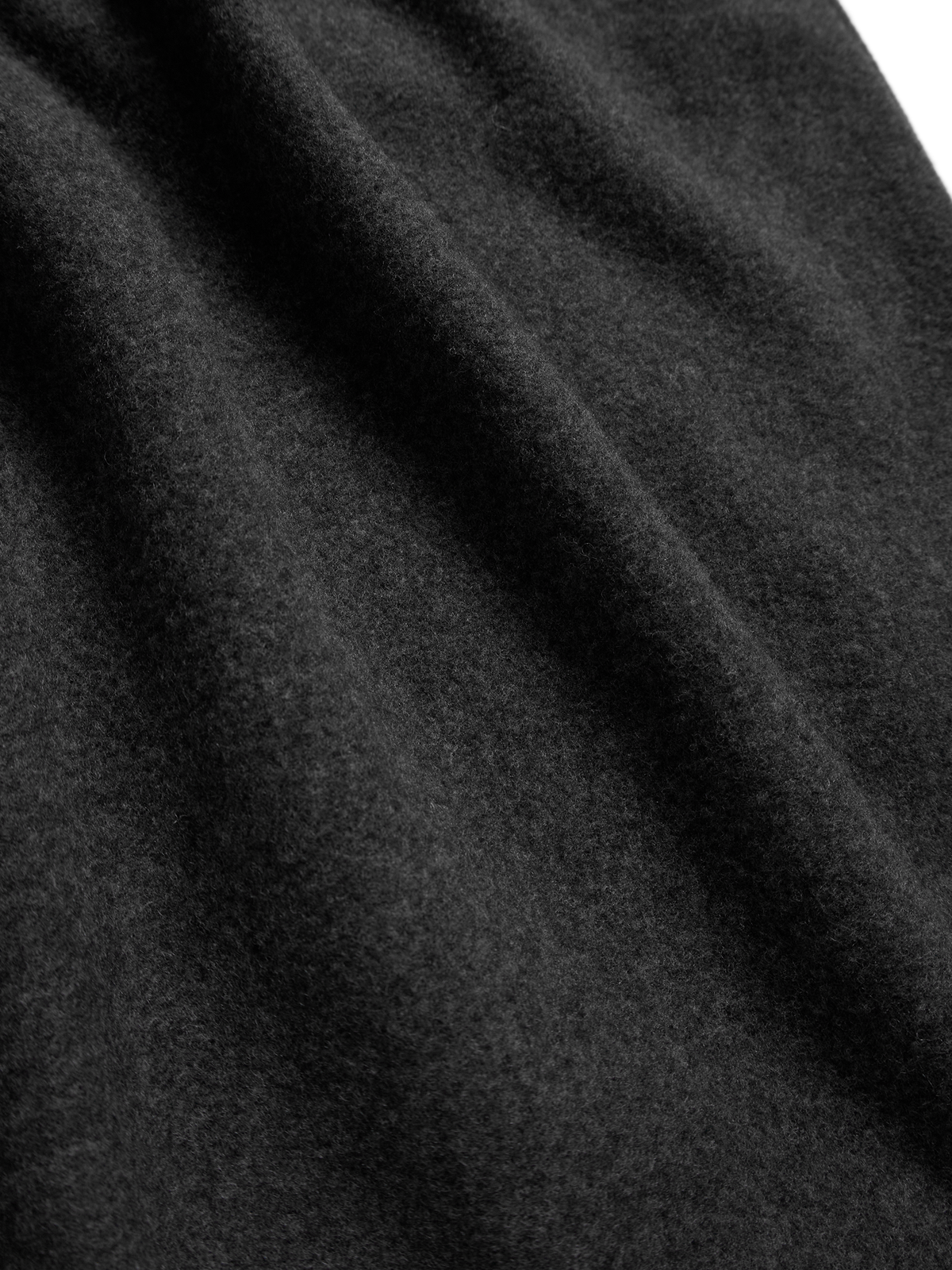 Super180’s WOOL FLEECE SKIRT|TOP GRAY