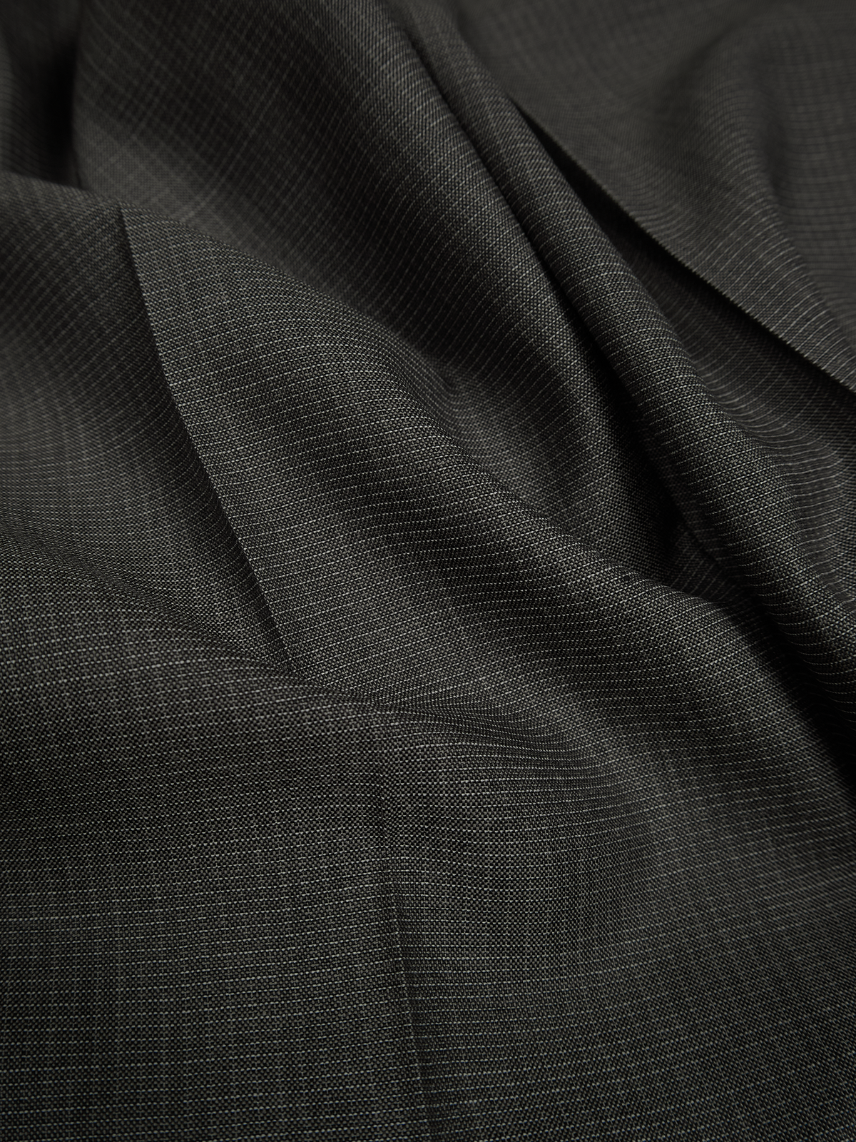 Super130's WOOL/SILK RETRO CHECK SLACKS|GREIGE