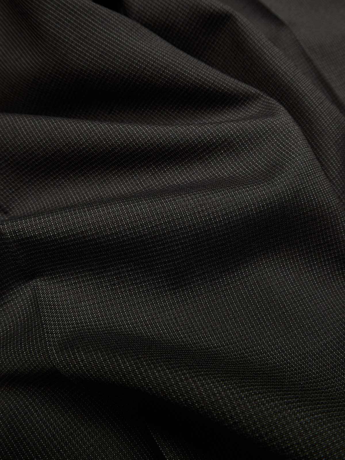 Super130's WOOL/SILK RETRO CHECK SLACKS|DARK BROWN