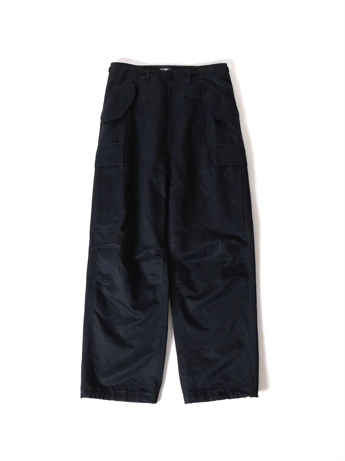 FINX COTTON/RAMIE TWILL M-51 CARGO PANTS|CARBON