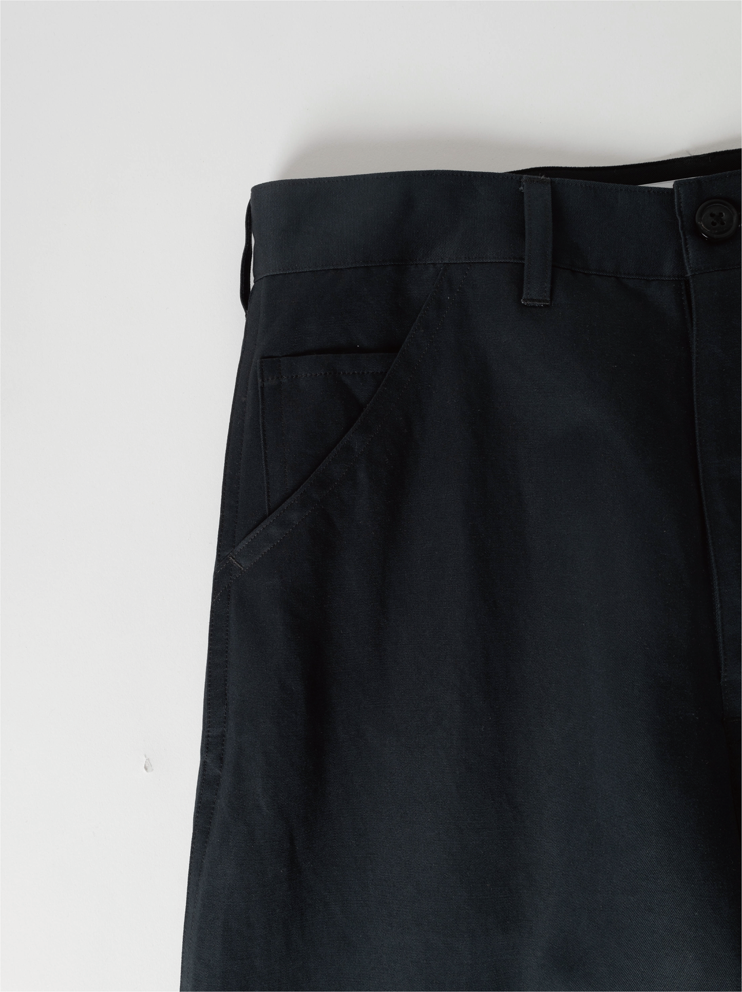 FINX COTTON/RAMIE PAINTER PANTS|CARBON