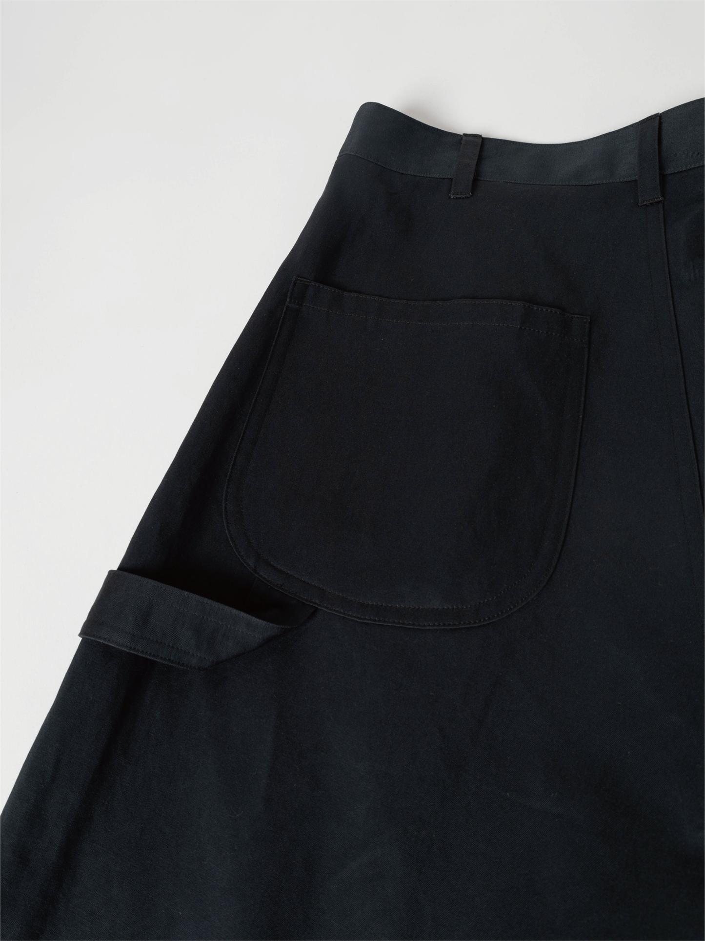 FINX COTTON/RAMIE PAINTER PANTS|CARBON
