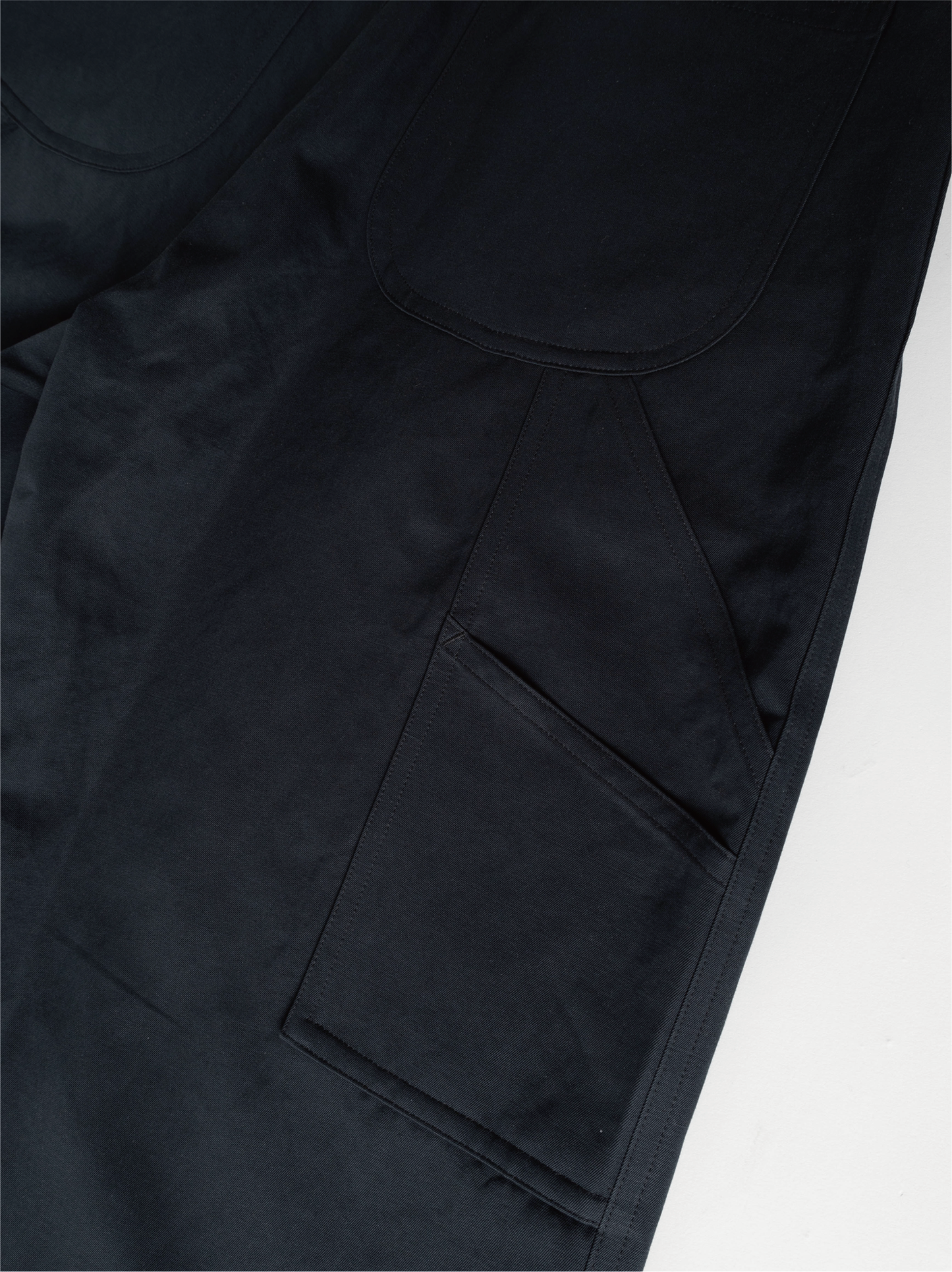 FINX COTTON/RAMIE PAINTER PANTS|CARBON