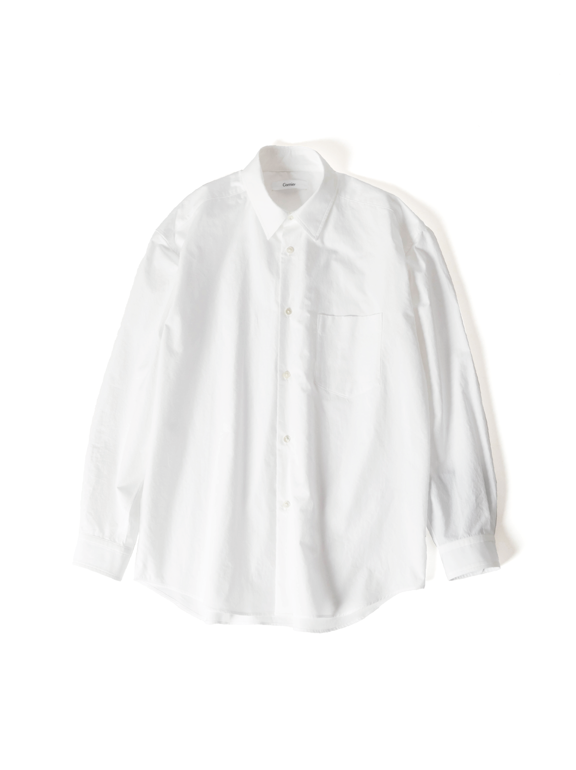 FINX COTTON SHIRTS LONG SLEEVE｜WHITE – Cornier