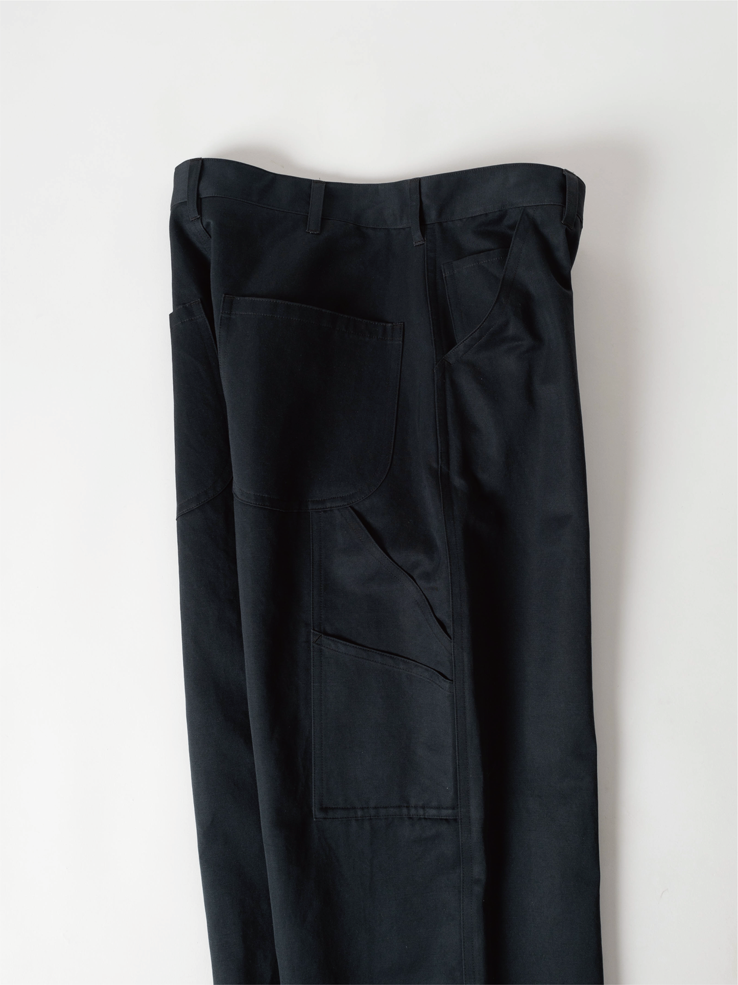 FINX COTTON/RAMIE PAINTER PANTS|CARBON