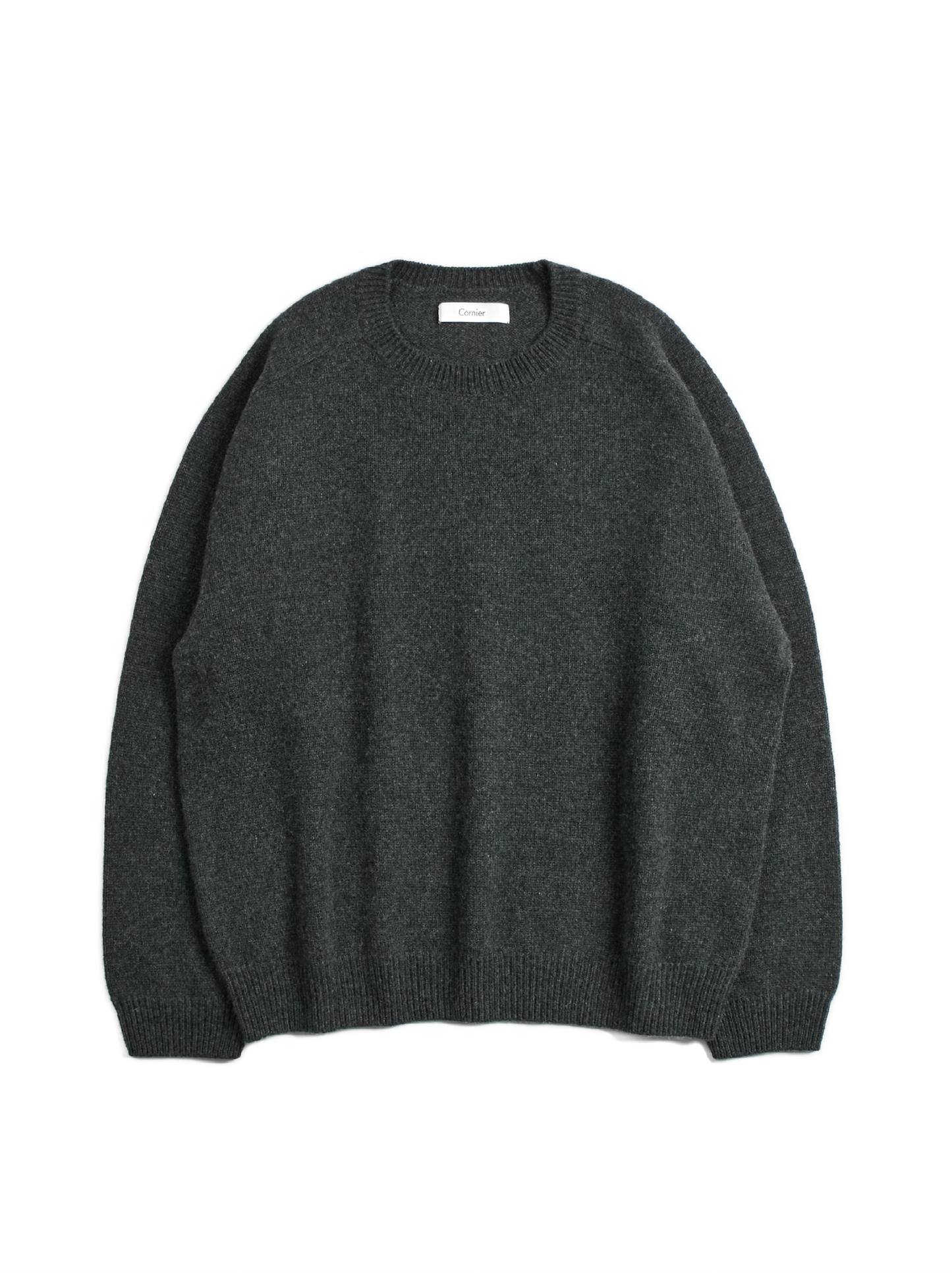 ALASHAN CASHMERE SWEATER|TOP CHARCOAL