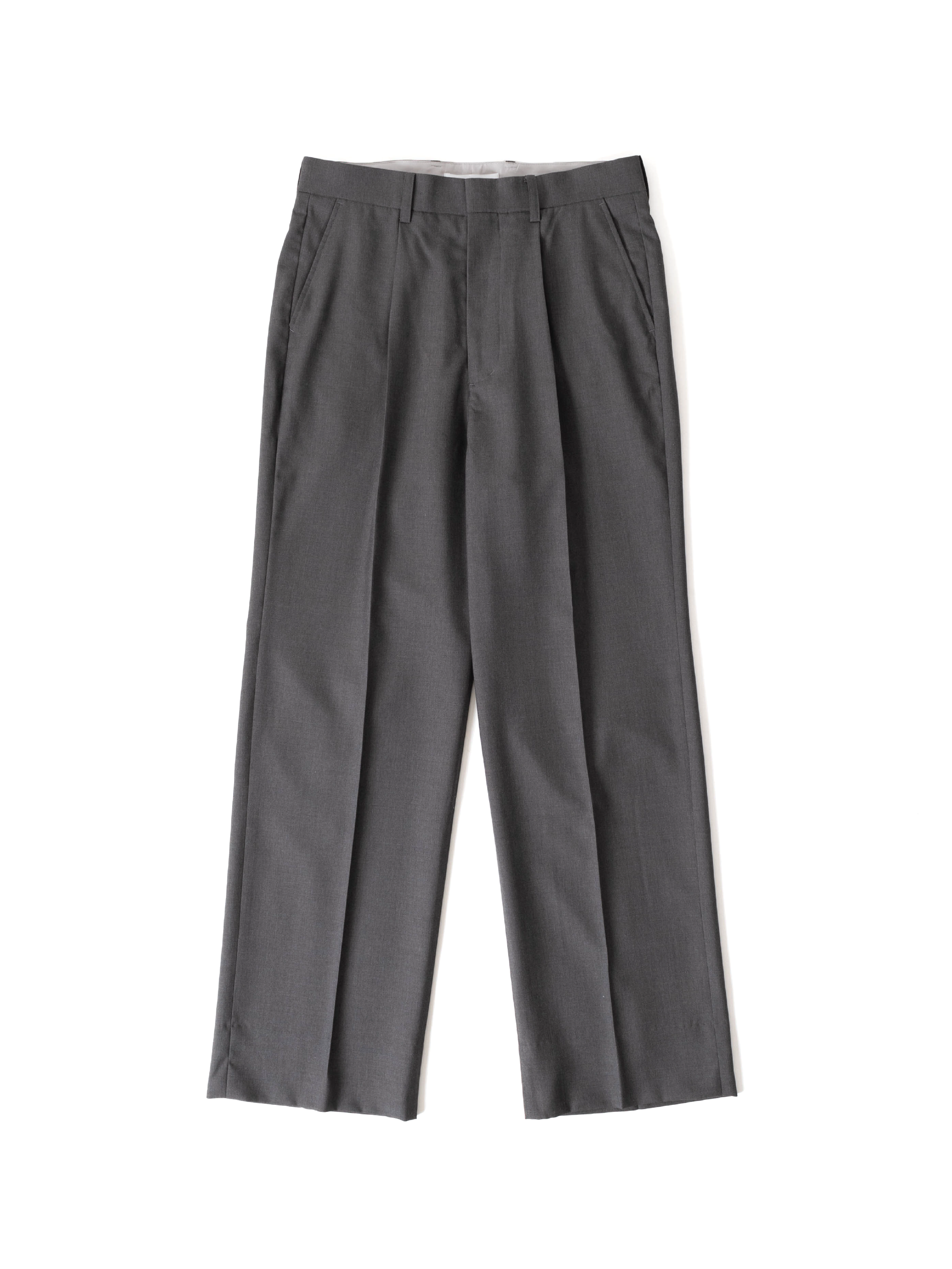 Super130's WORSTED WOOL PANTS｜TOP GRAY – Cornier