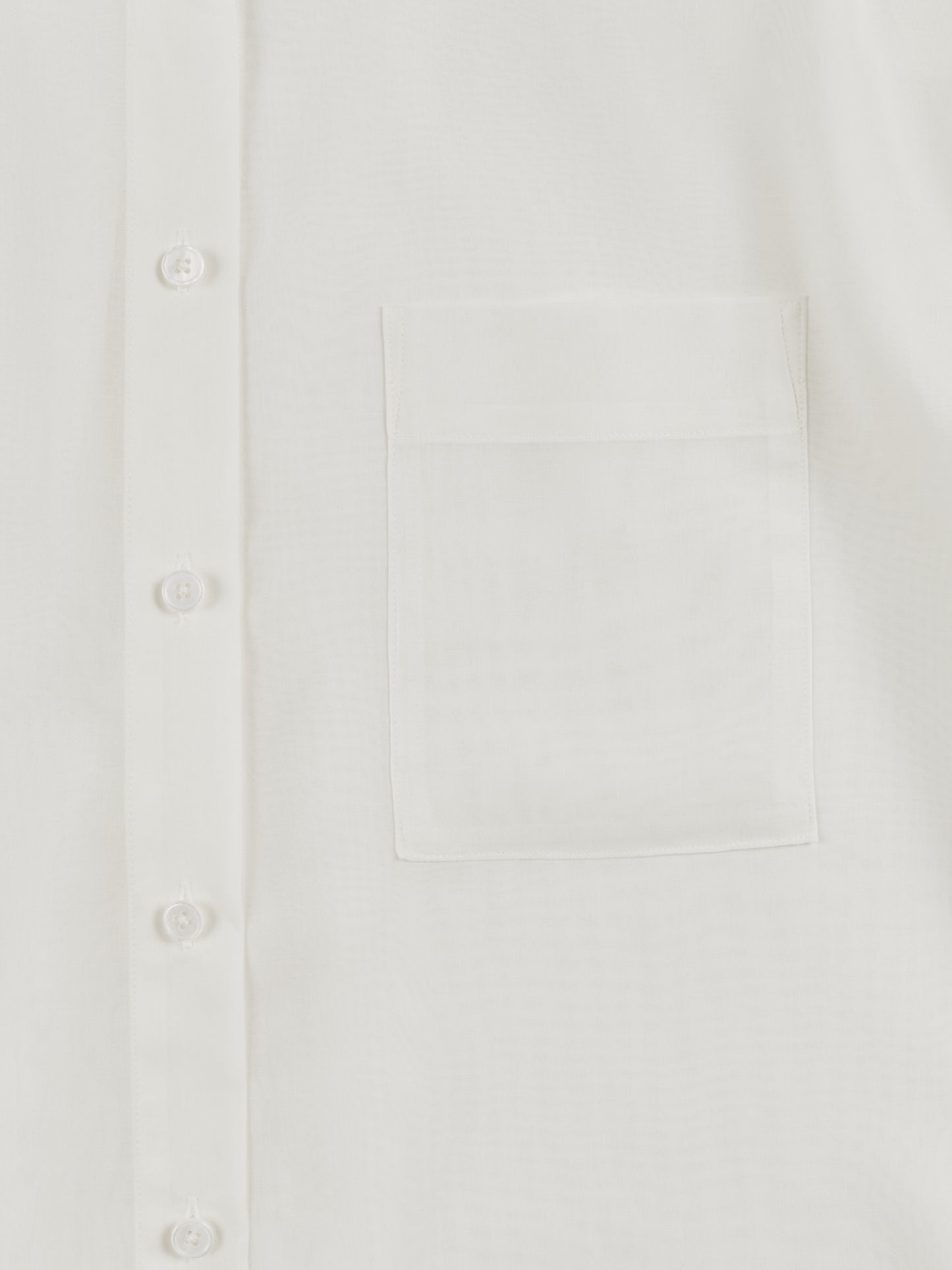 GV COTTON SHEER SHIRTS|WHITE