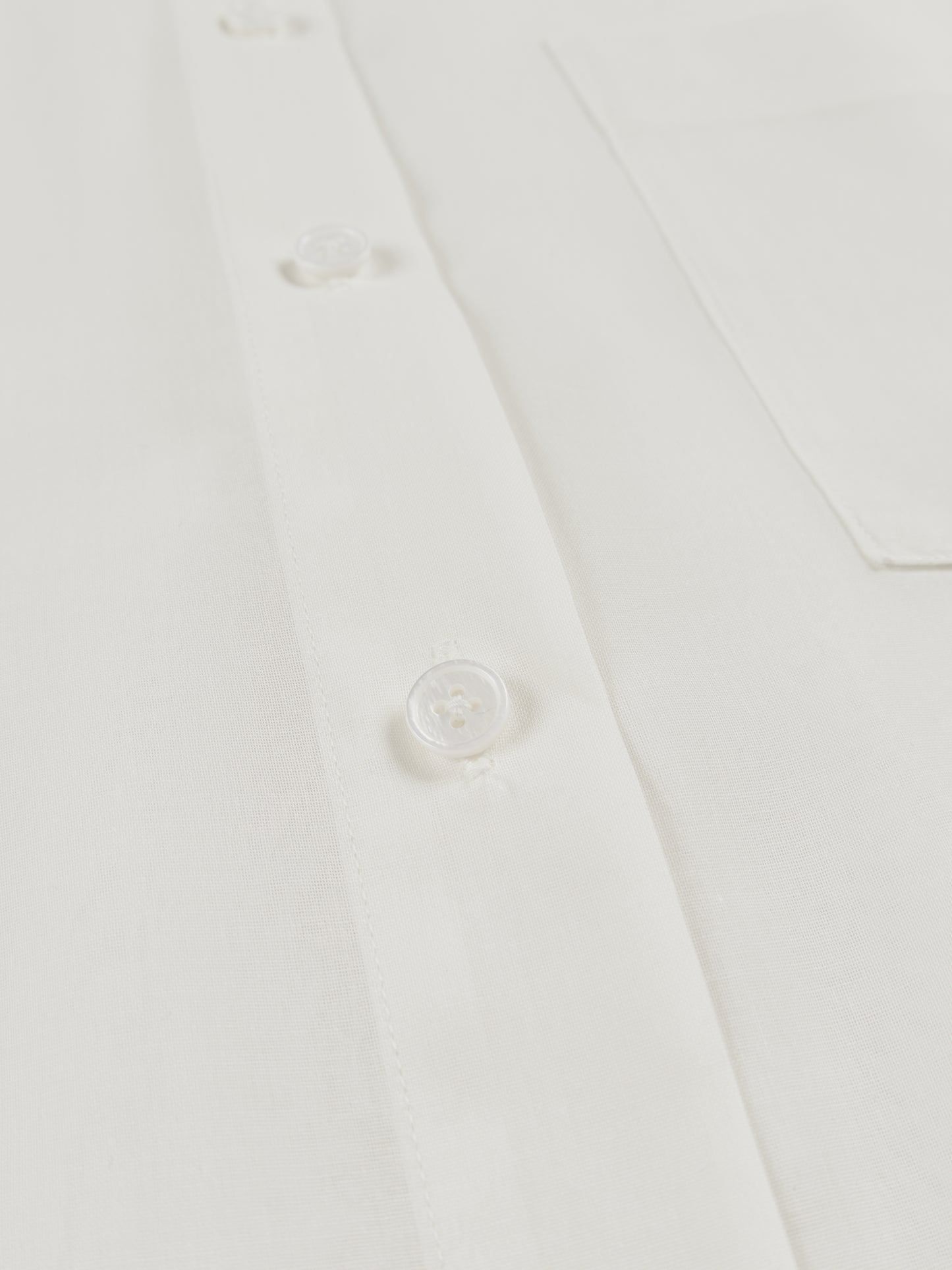 GV COTTON SHEER SHIRTS|WHITE