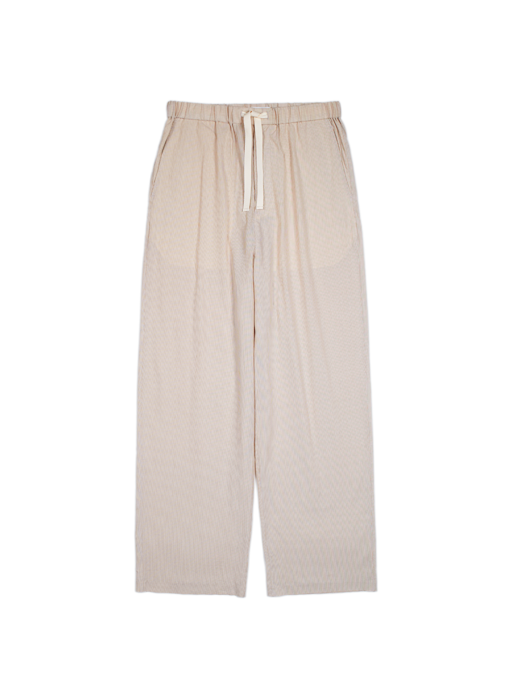 FINX COTTON LIGHT CORD LANE STRIPE EASY PANTS｜YELLOW STRIPE – Cornier