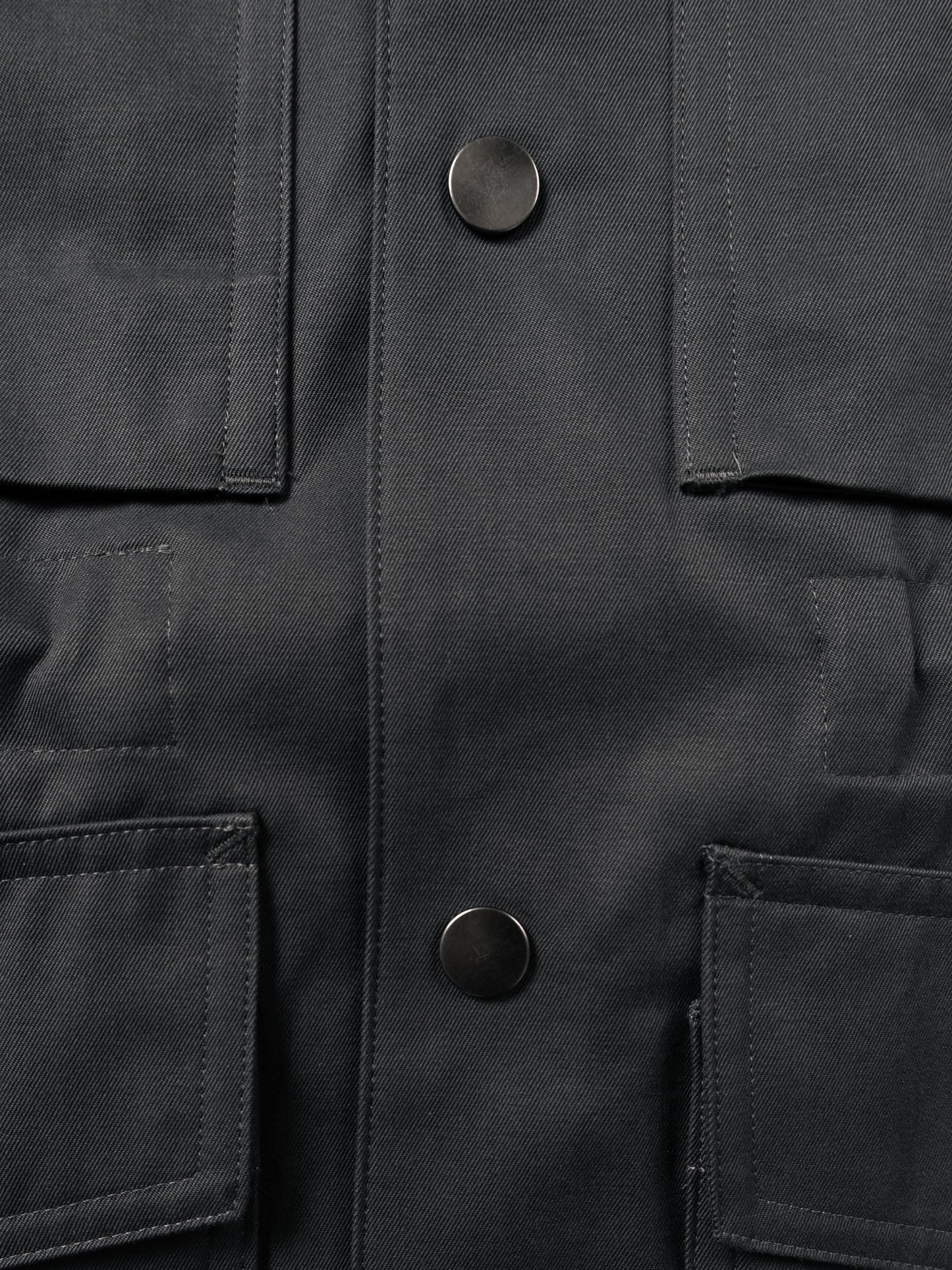 FINX COTTON GABARDINE UTILITY BLOUSON|GUNMETAL