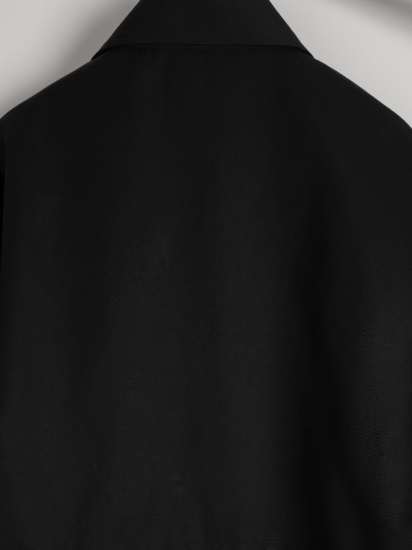 FINX COTTON GABARDINE UTILITY BLOUSON|BLACK