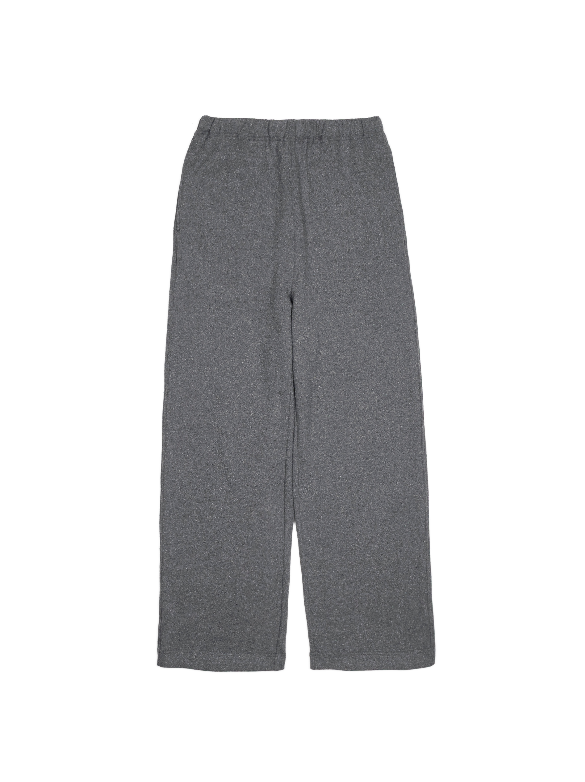 SILK/COTTON LOOPBACK FLEECE PANTS｜TOP GRAY – Cornier