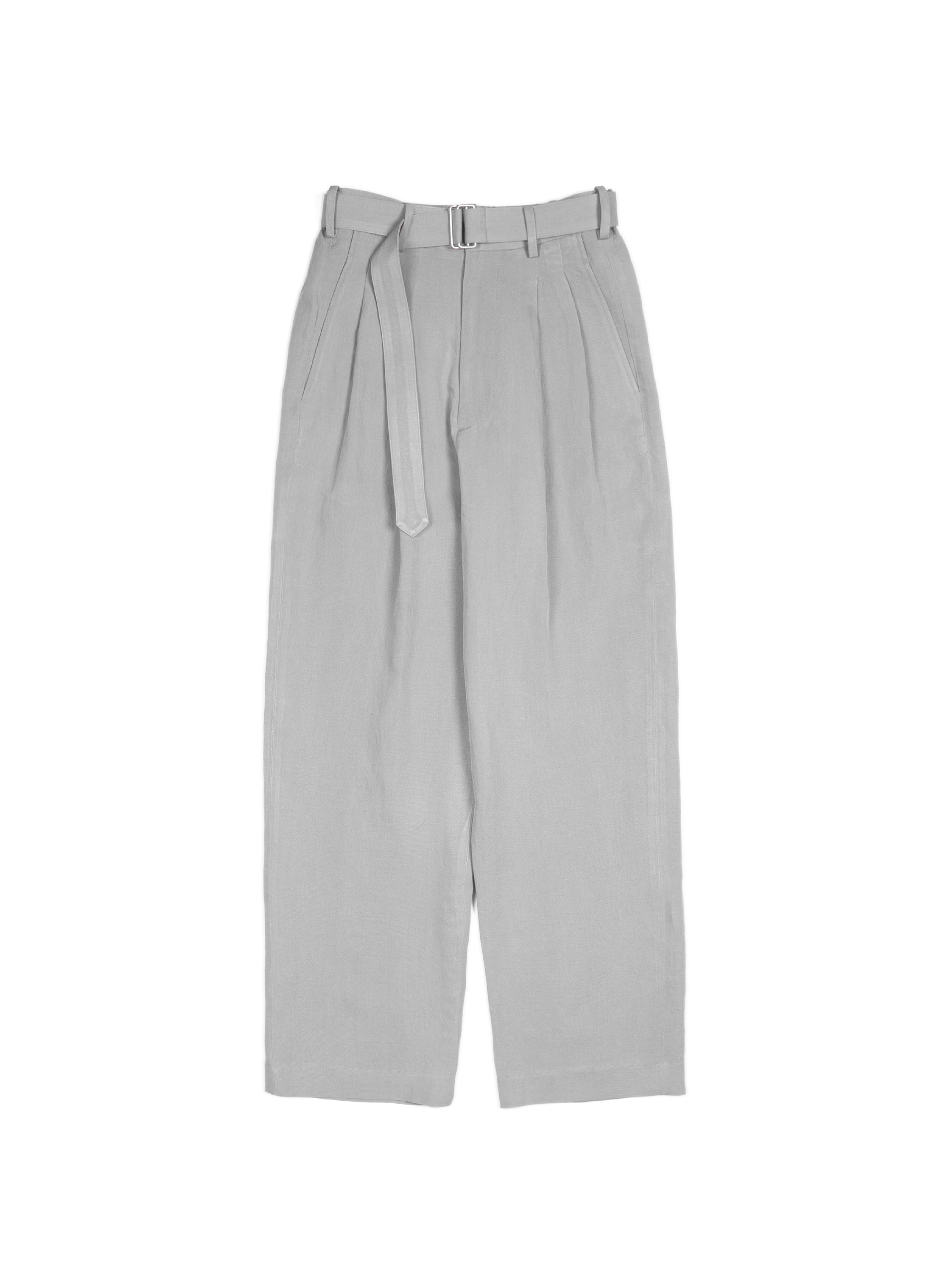 SILK/LINEN FADED GABARDINE PANTS|ICE GRAY – Cornier SILK/LINEN FADED GABARDINE PANTS|ICE GRAY – Cornier