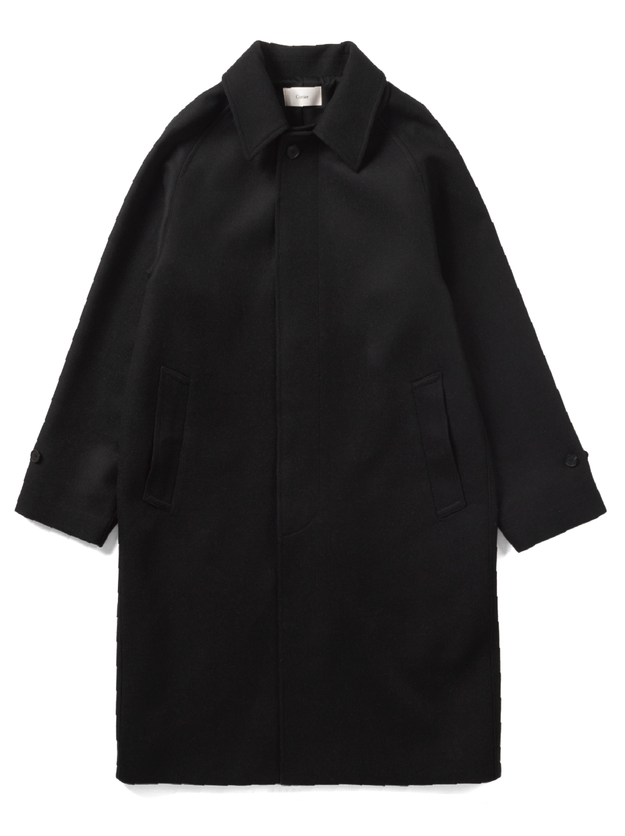Ron Herman Double Cloth Balmacaan Coat L 【公式通販】 Ron Herman Double Cloth Balmacaan Coat L 【公式通販】
