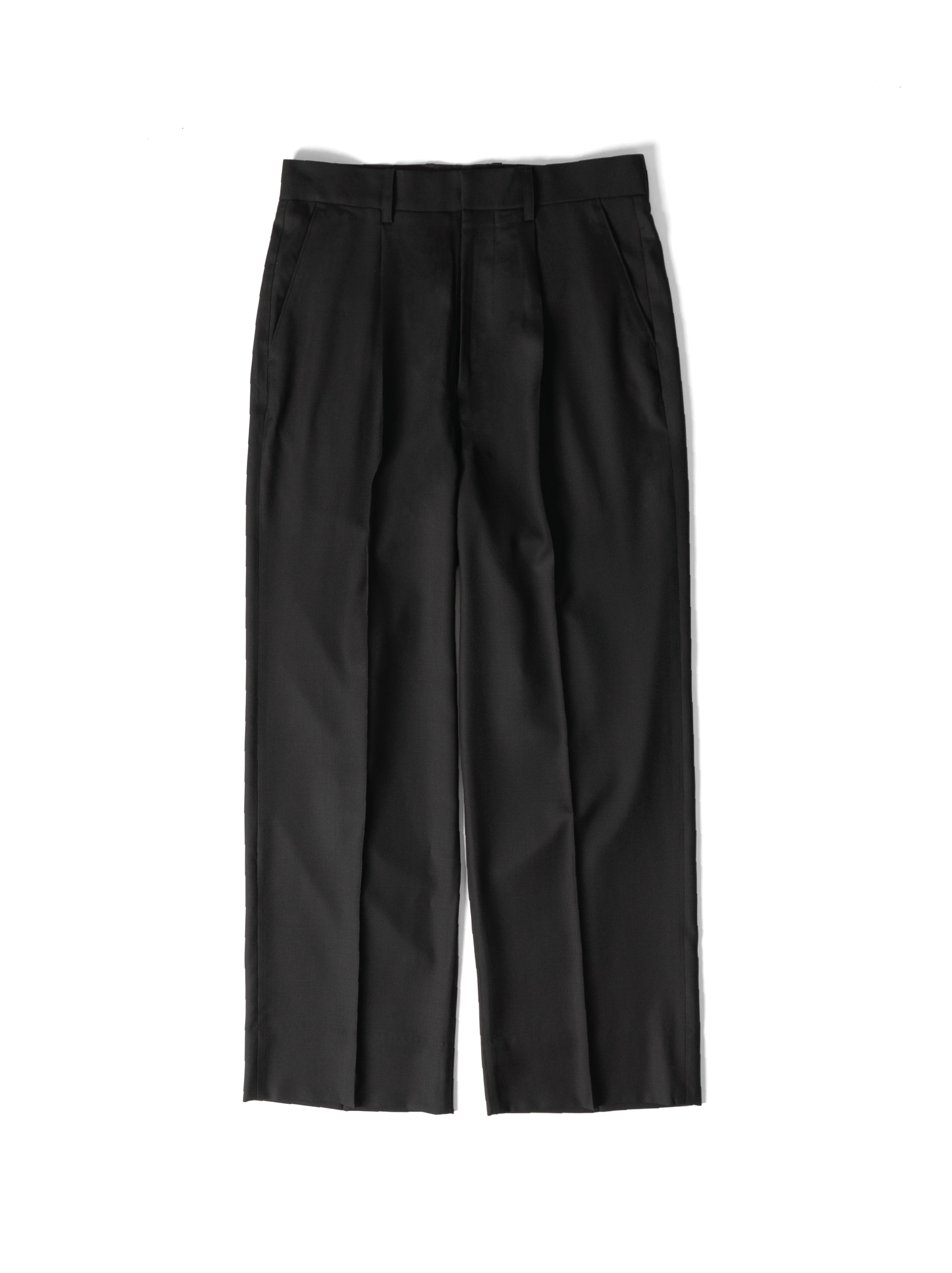 コルニエ 25SS Super130's WORSTED WOOL スラックス コルニエSuper130's WORSTED WOOL WIDE SLACKS