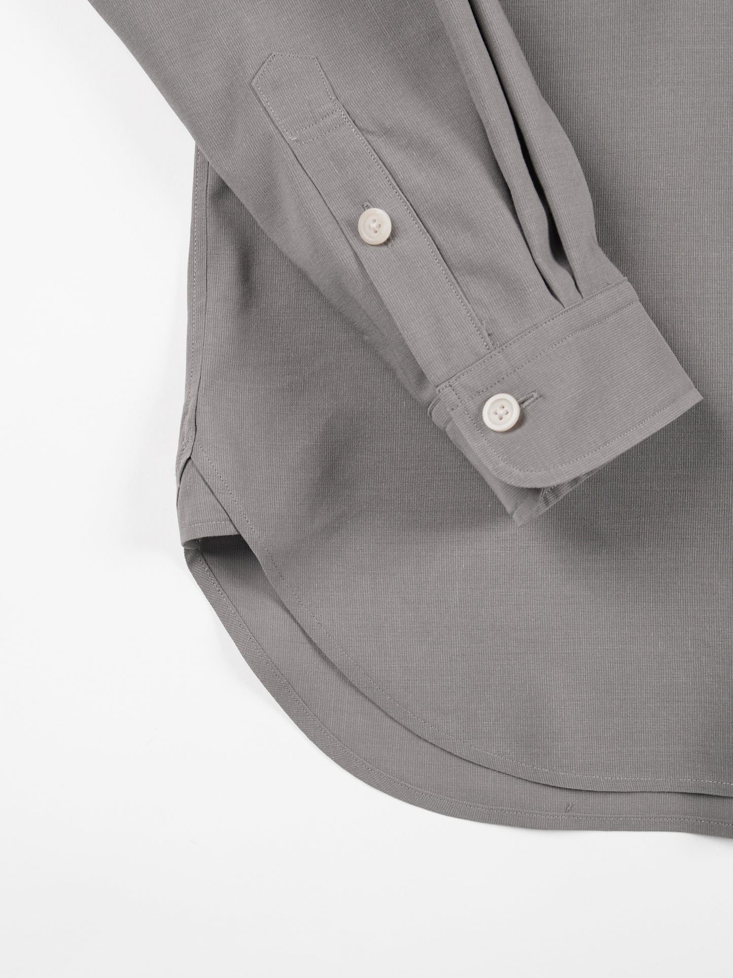 Super160's WOOL/PAPER SHIRTS|GRAY