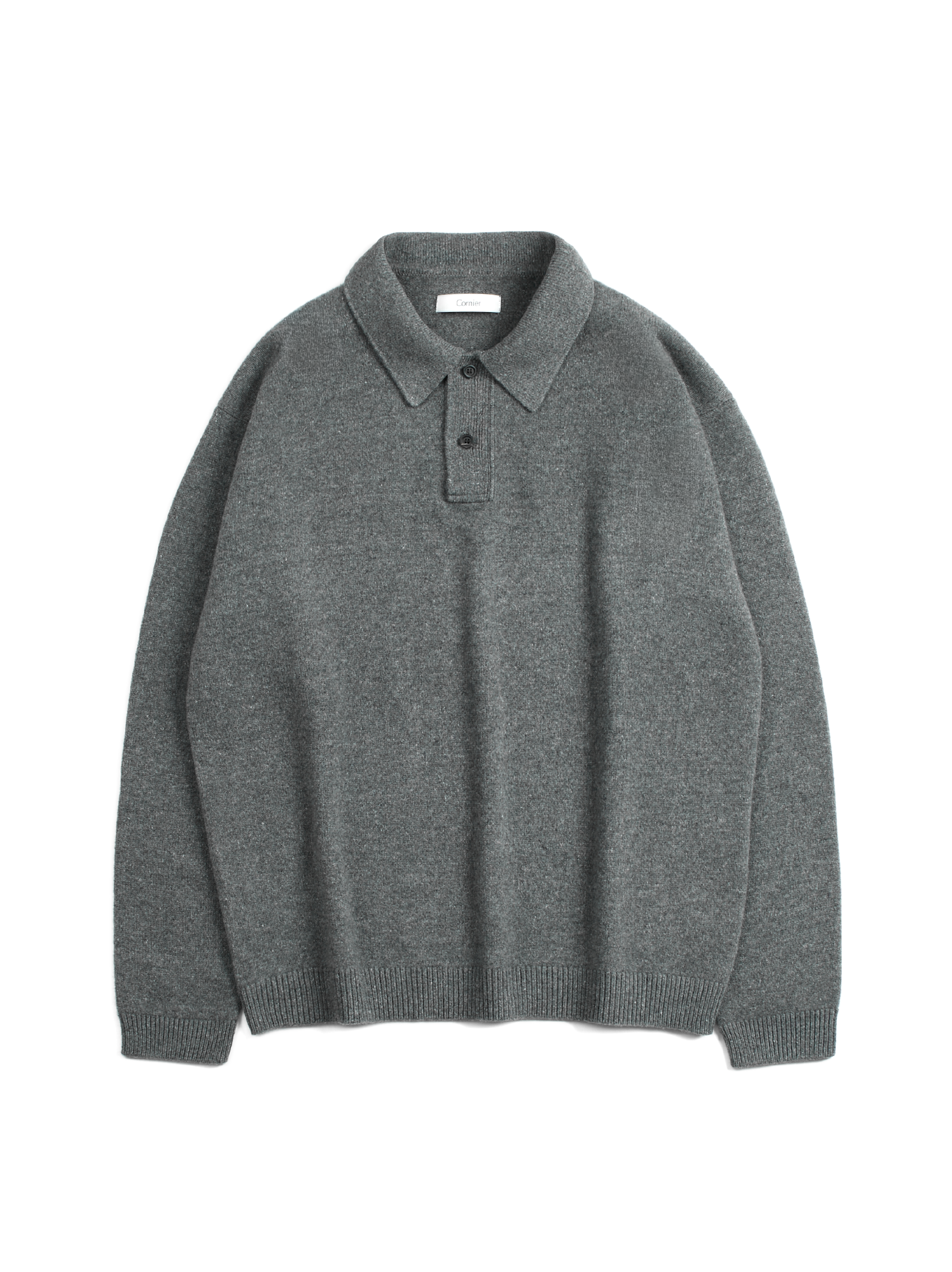 Cornier WOOL GABARDINE PULLOVER Sサイズ Super170_sWOOLKNITPOLOSHIRTS_M