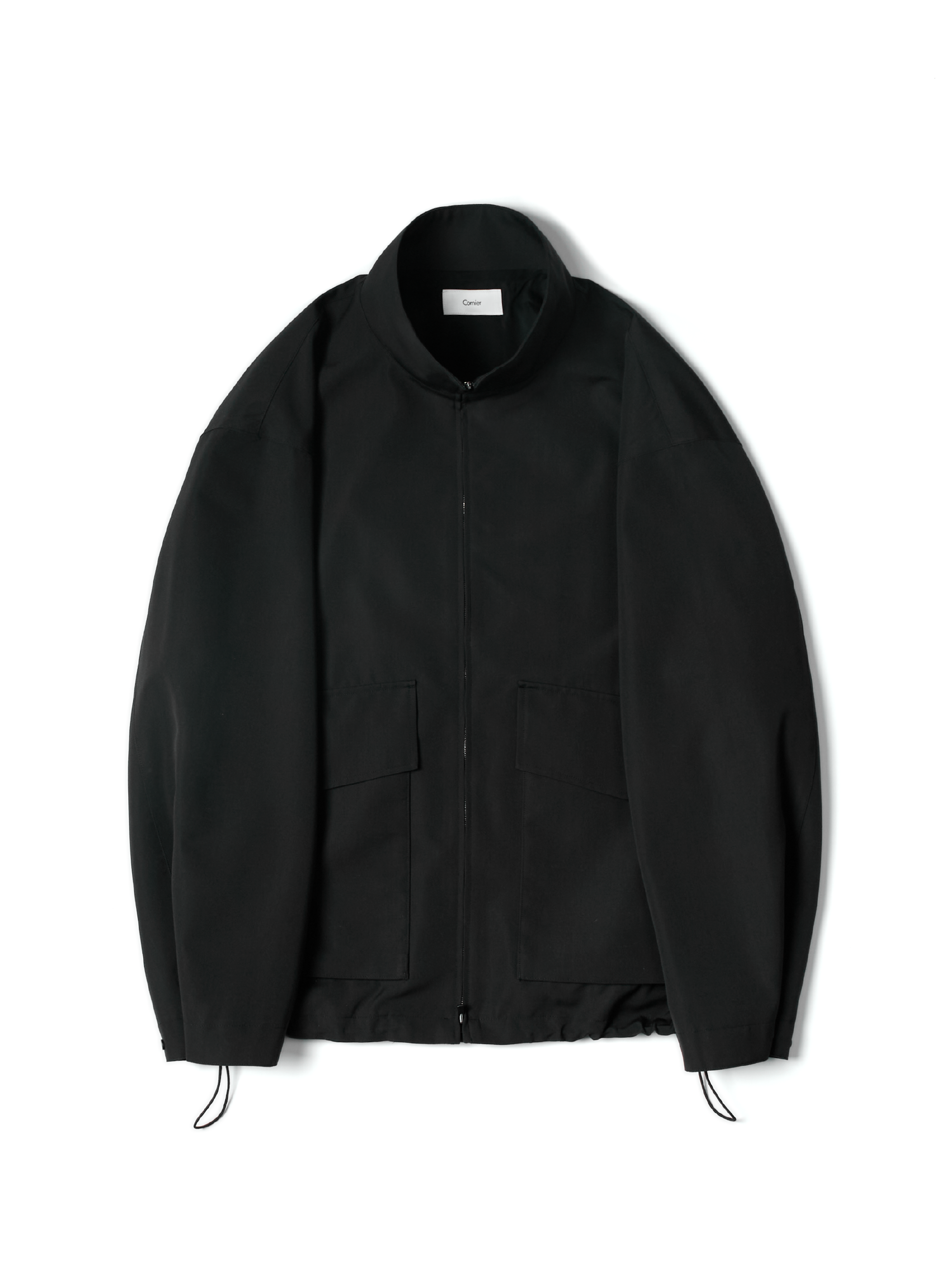 JACKET COACH CANVAS WOOL FINEST Cornier ジャケット・アウター THE Cornier – BLOUSON｜BLACK CANVAS WOOL FINEST ジャケット・アウター