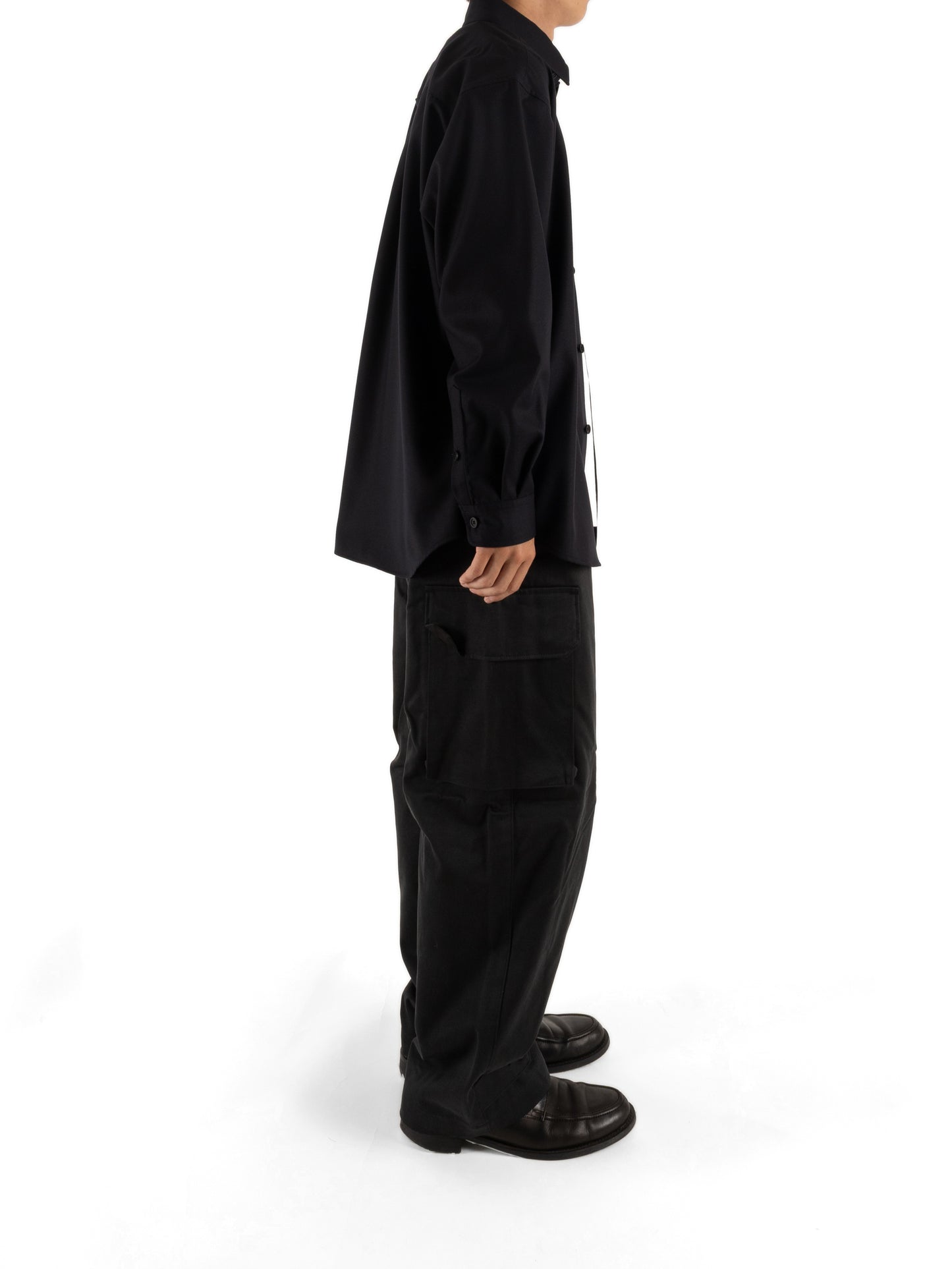 Model 164cm/52kg size S color SPACE NAVY着用