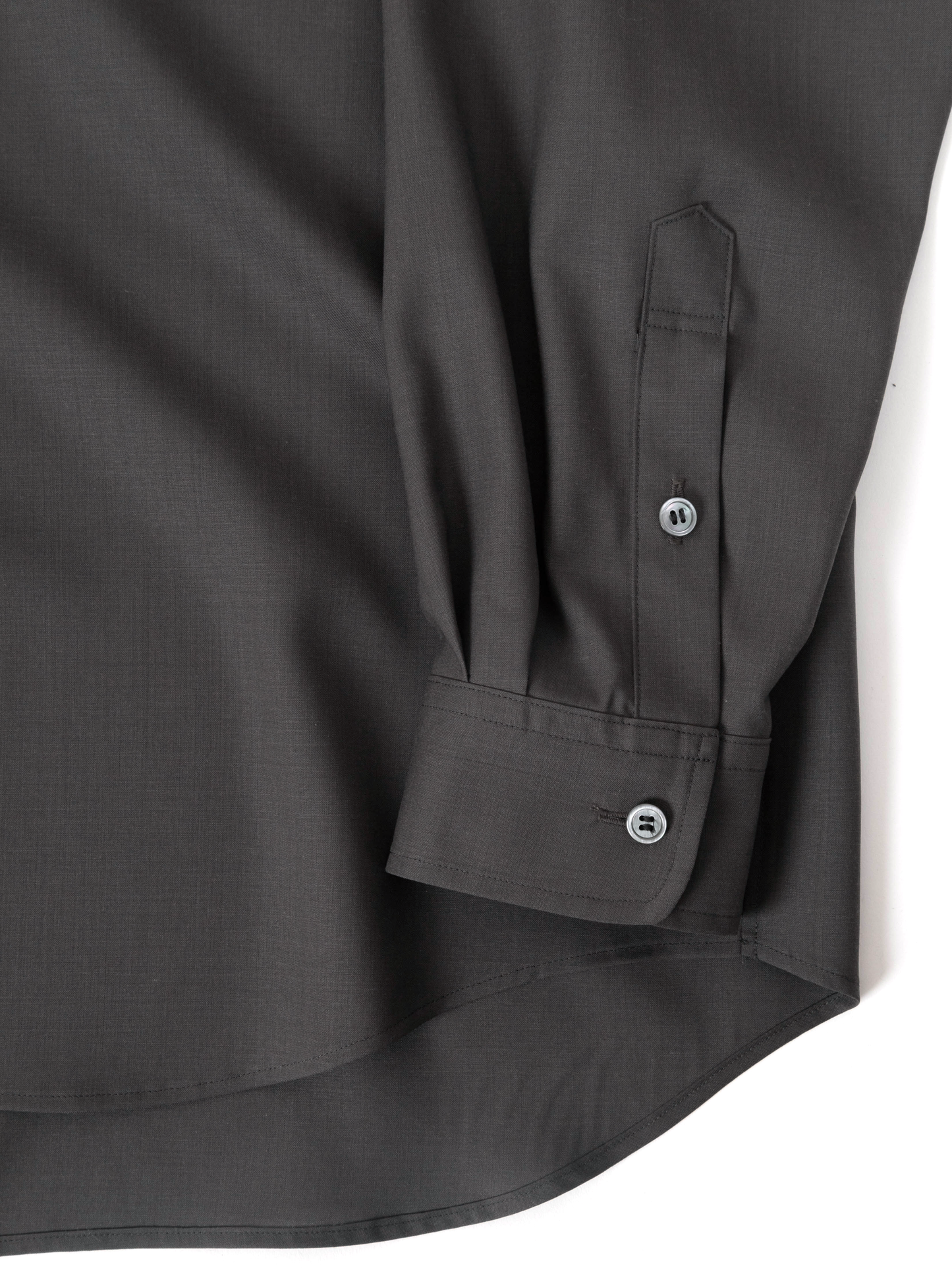 WORSTED WOOL SHIRTS|CHARCOAL