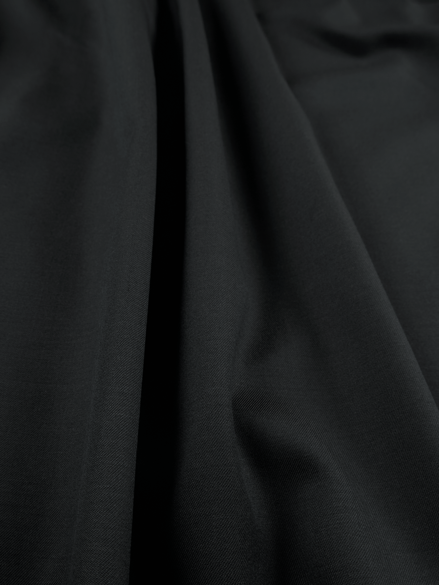 Super130's WOOL CHAMBRAY GABARDINE SHIRTS|BLUE CHARCOAL