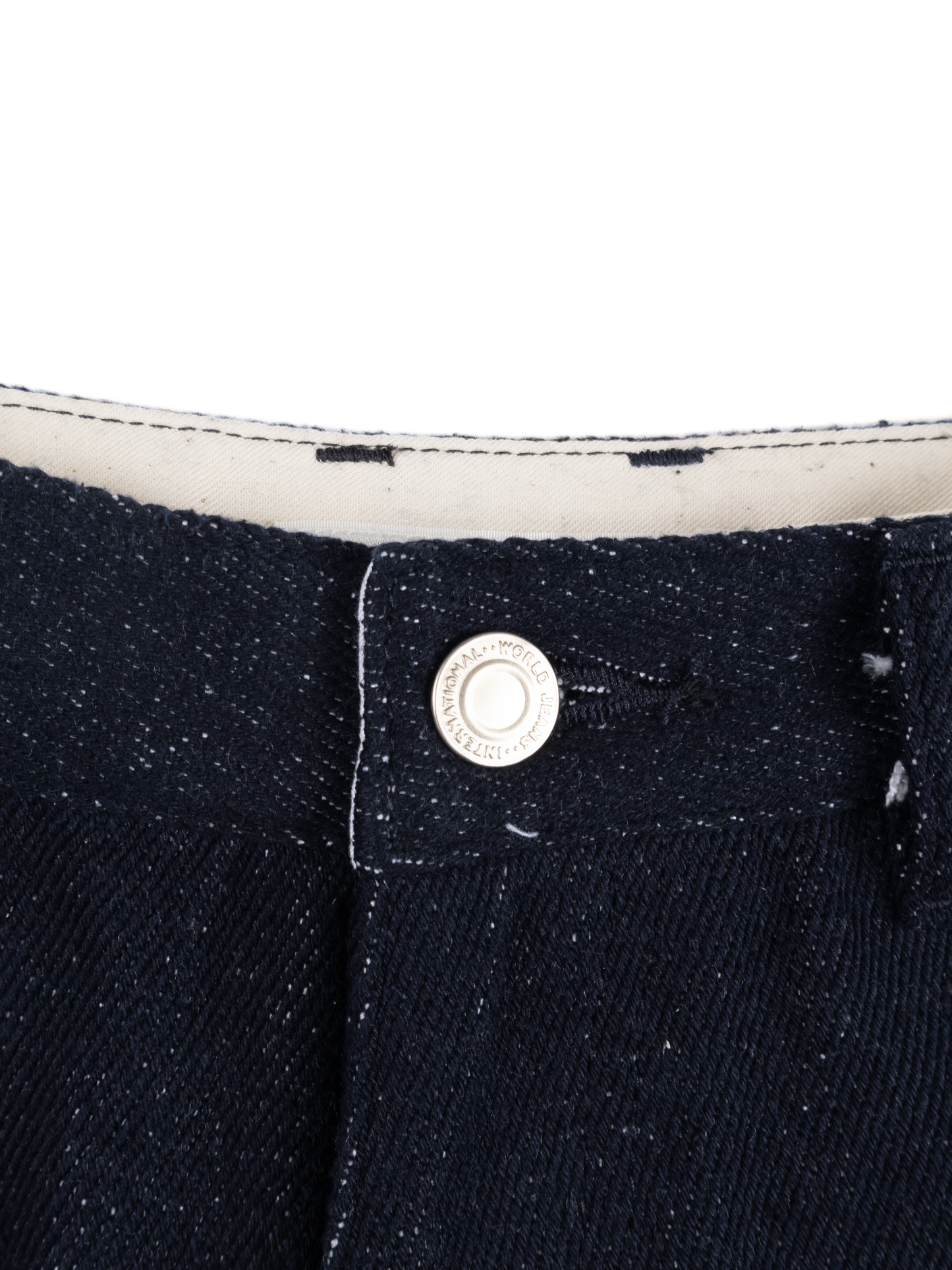 SILK NEP DENIM PANTS for WOMEN|DARK NAVY