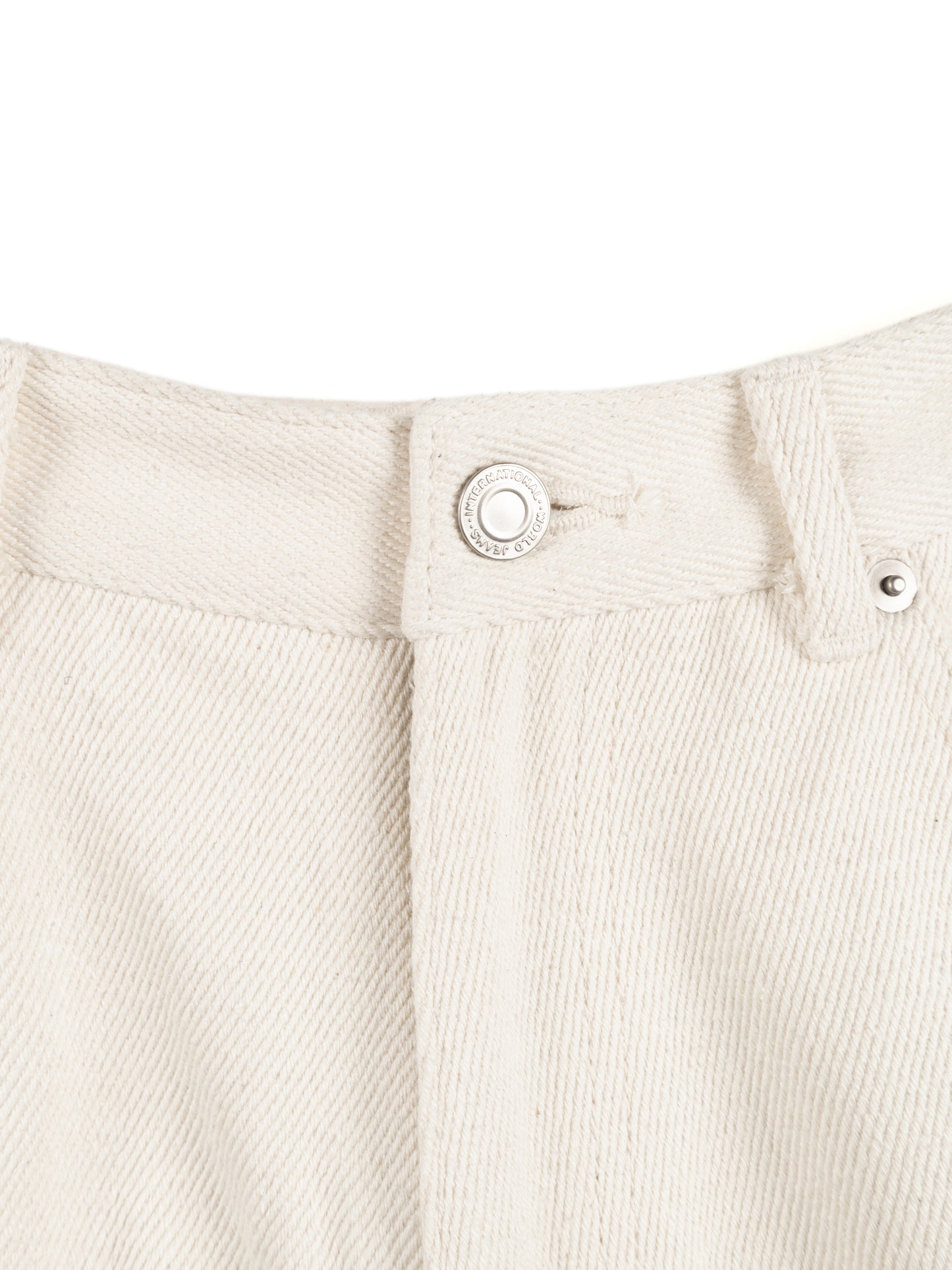 SILK NEP DENIM PANTS for WOMEN|WHITE