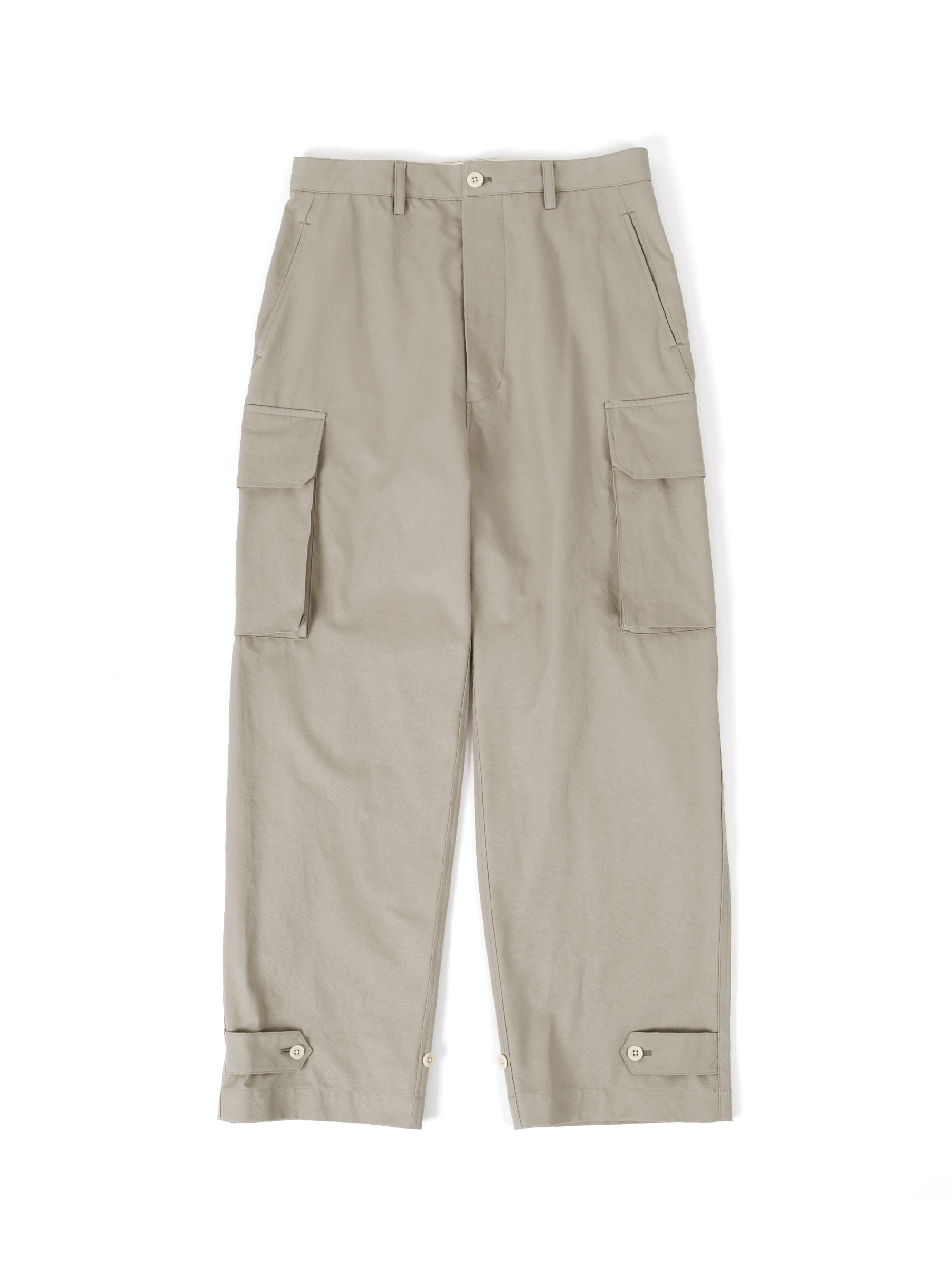 FINX COTTON M-47 CARGO PANTS|BEIGE