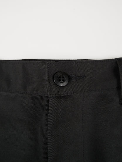 FINX/ZIMBABWE COTTON M-47 CARGO PANTS｜BLACK