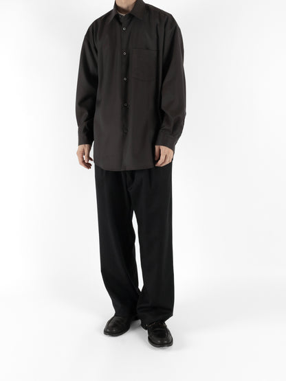 Model 176cm/62kg size L color BLACK BROWN着用