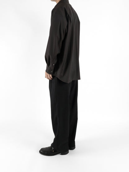 Model 176cm/62kg size L color BLACK BROWN着用