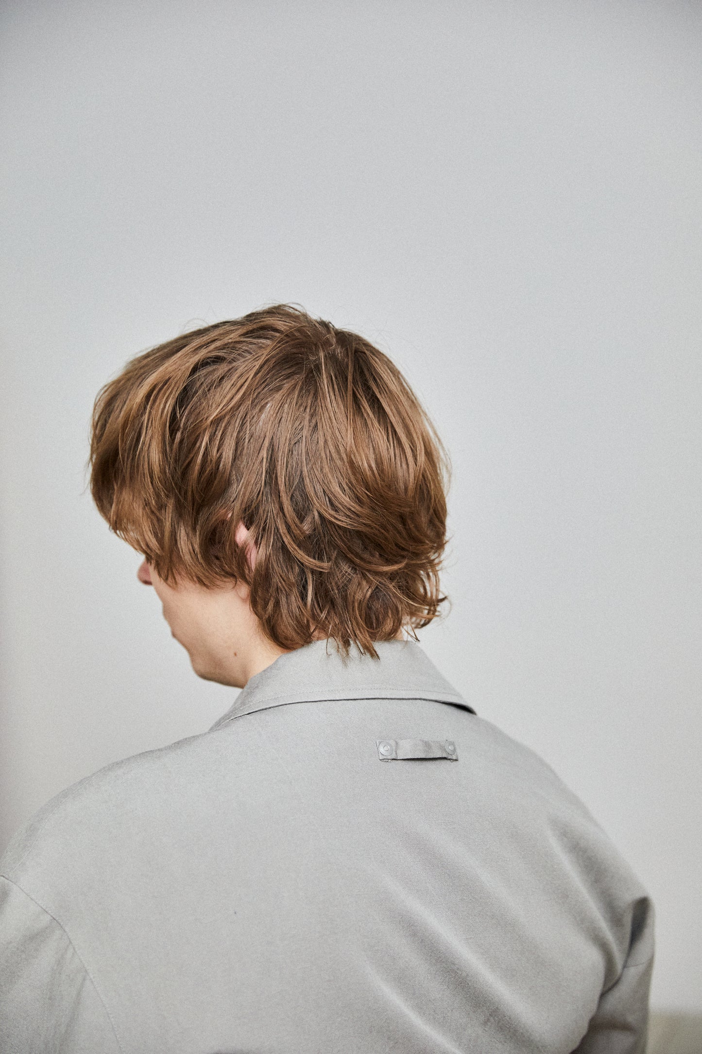Model 184cm size L color ICE GRAY 着用